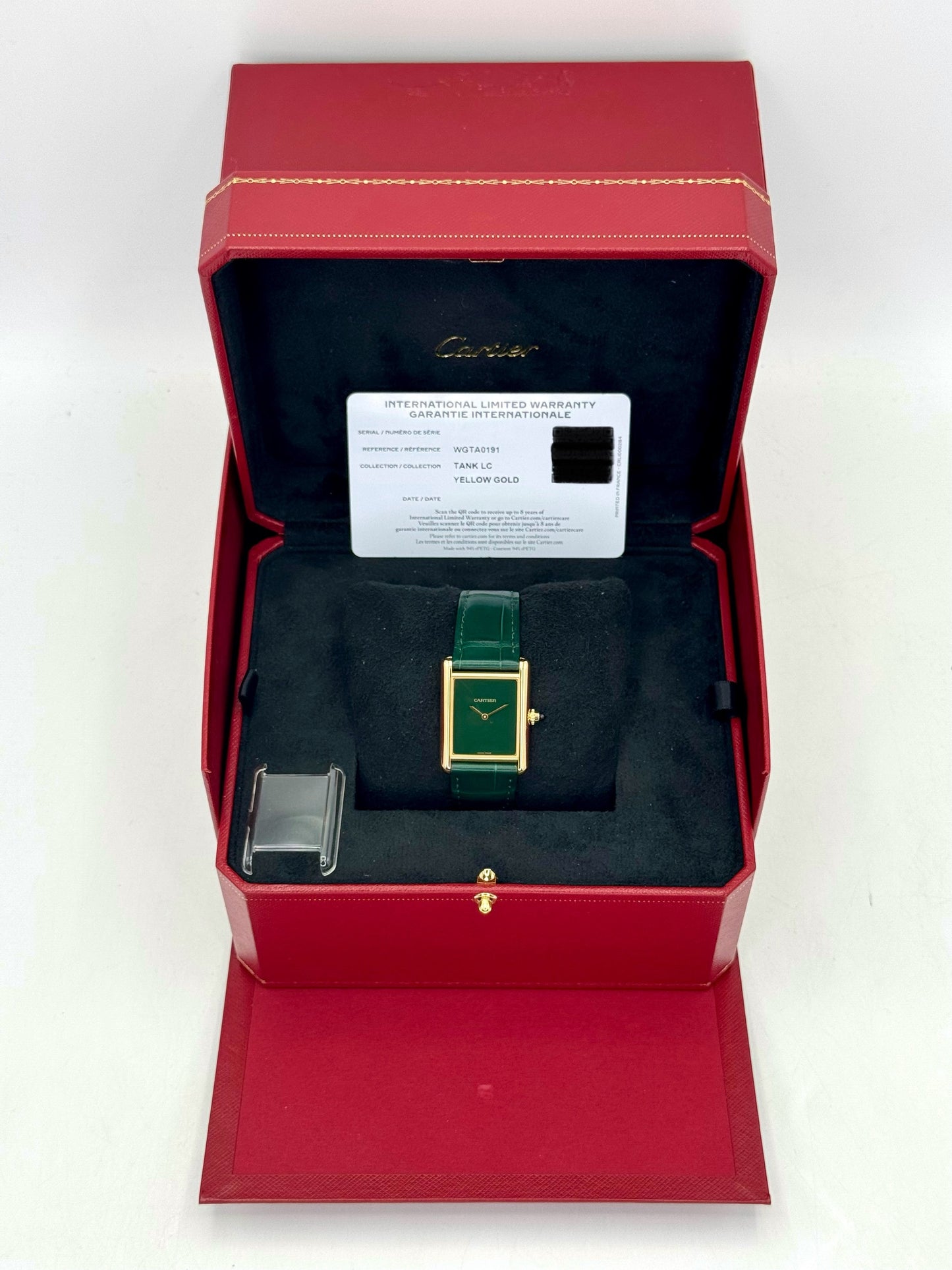 2023 Cartier Tank Louis Cartier Large 33.7mm WGTA0191 Gold White Dial