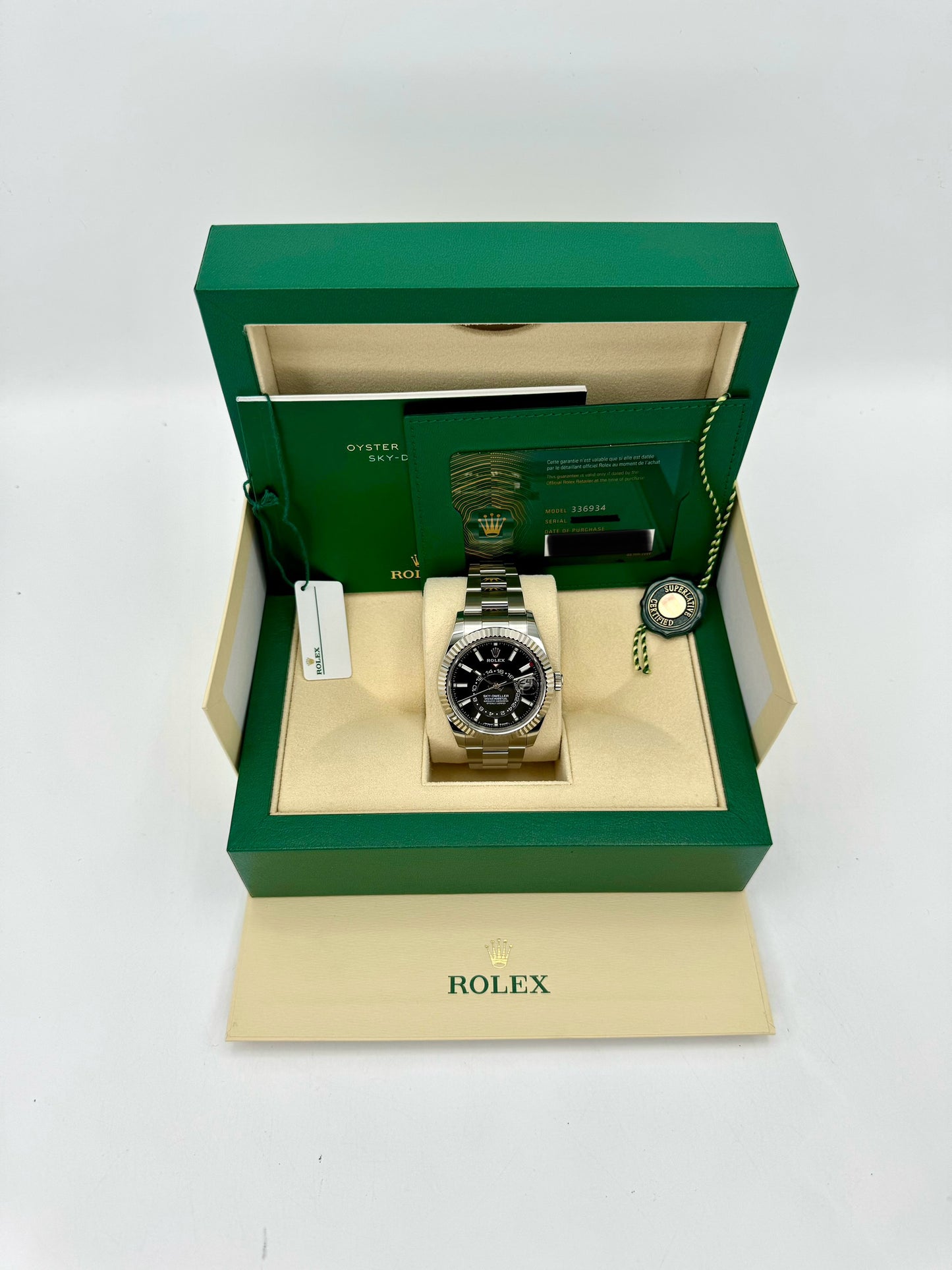 NEW 2024 Rolex Sky-Dweller 42mm 336934 Steel Oyster Black Dial - MyWatchLLC