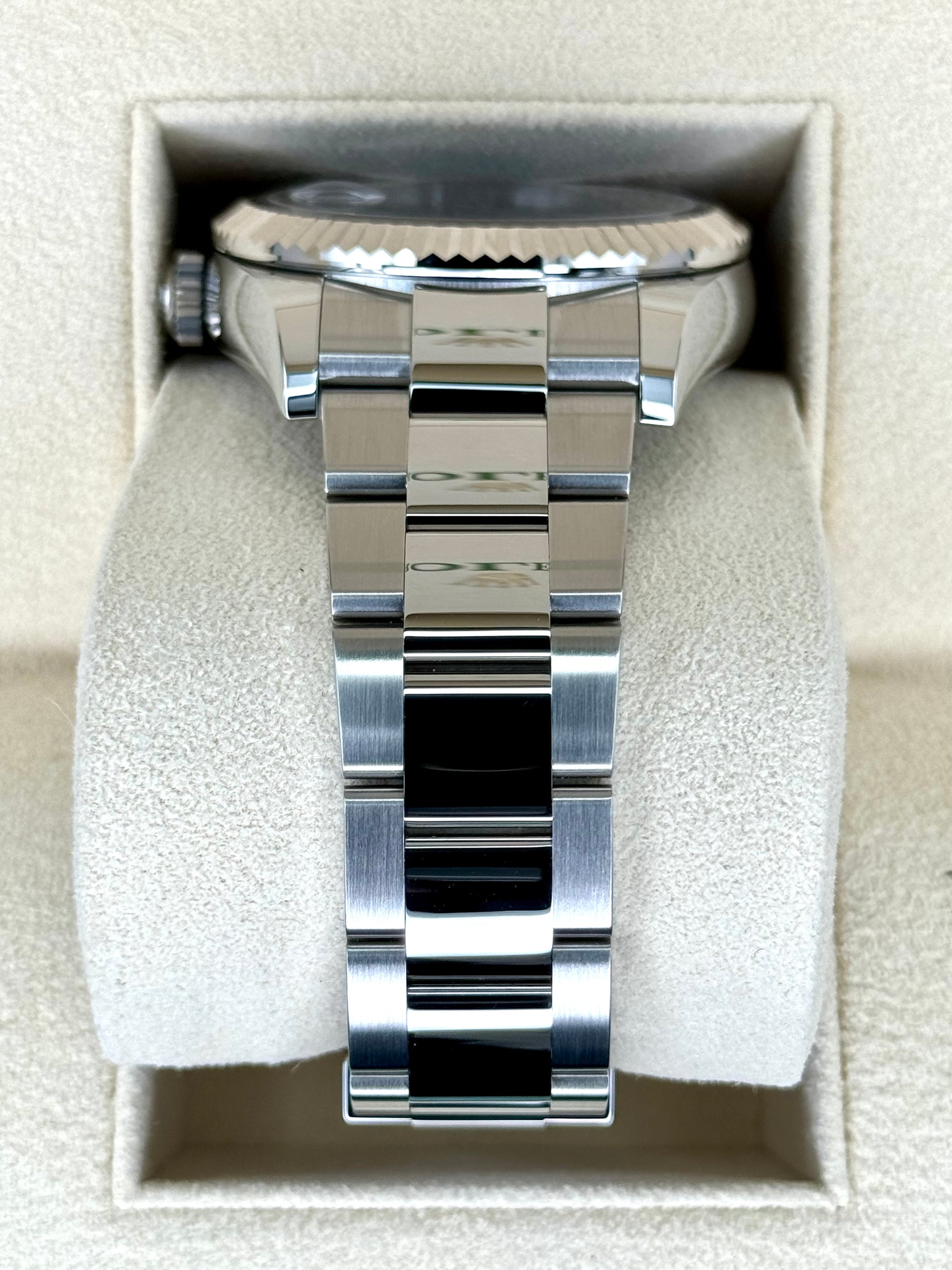 NEW 2024 Rolex Sky-Dweller 42mm 336934 Steel Oyster Black Dial - MyWatchLLC