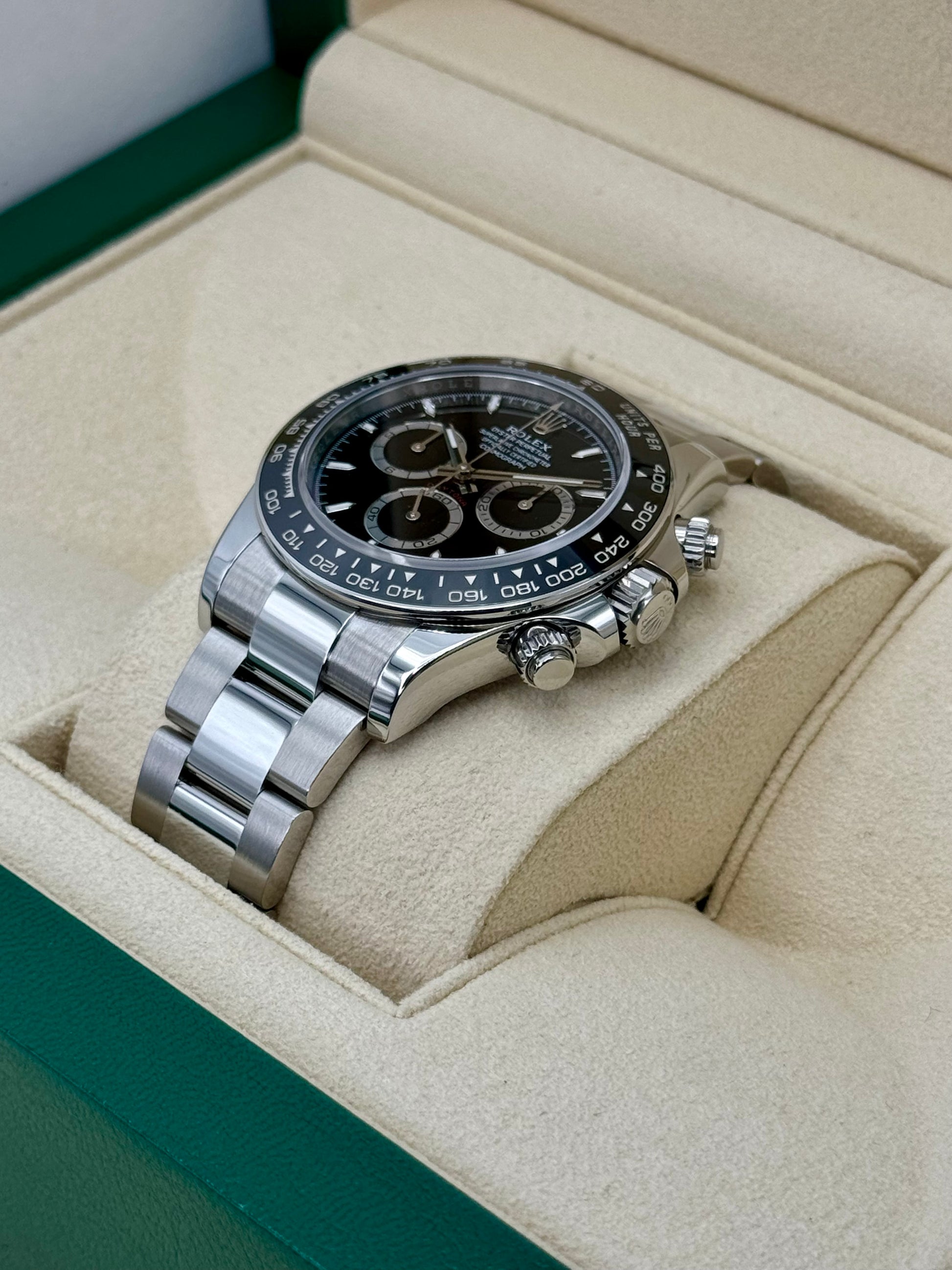 2024 Rolex Daytona 40mm 126500LN Stainless Steel Black Dial - MyWatchLLC