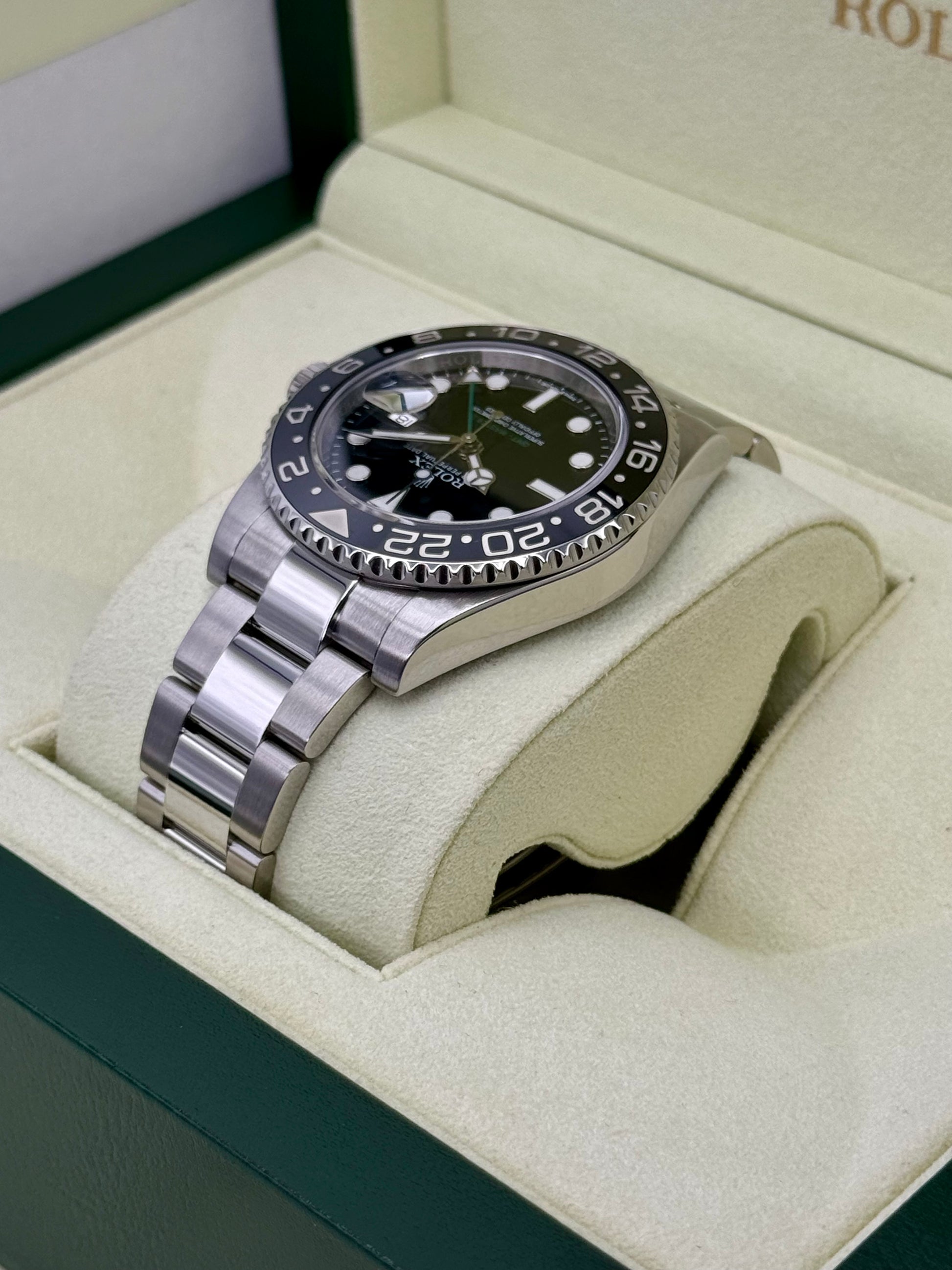 Rolex GMT-Master II 40mm 116710LN Stainless Steel Black Dial - MyWatchLLC