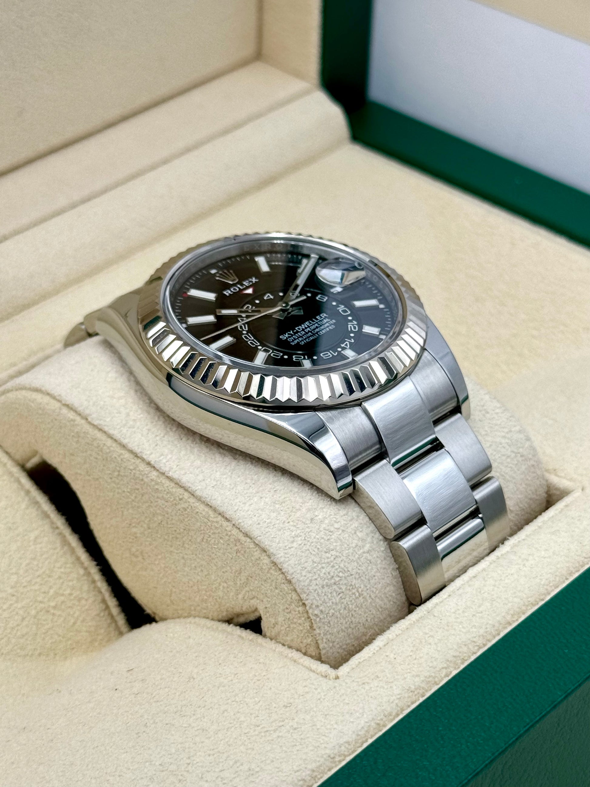 2023 Rolex Sky-Dweller 42mm 326934 Oyster Black Dial - MyWatchLLC