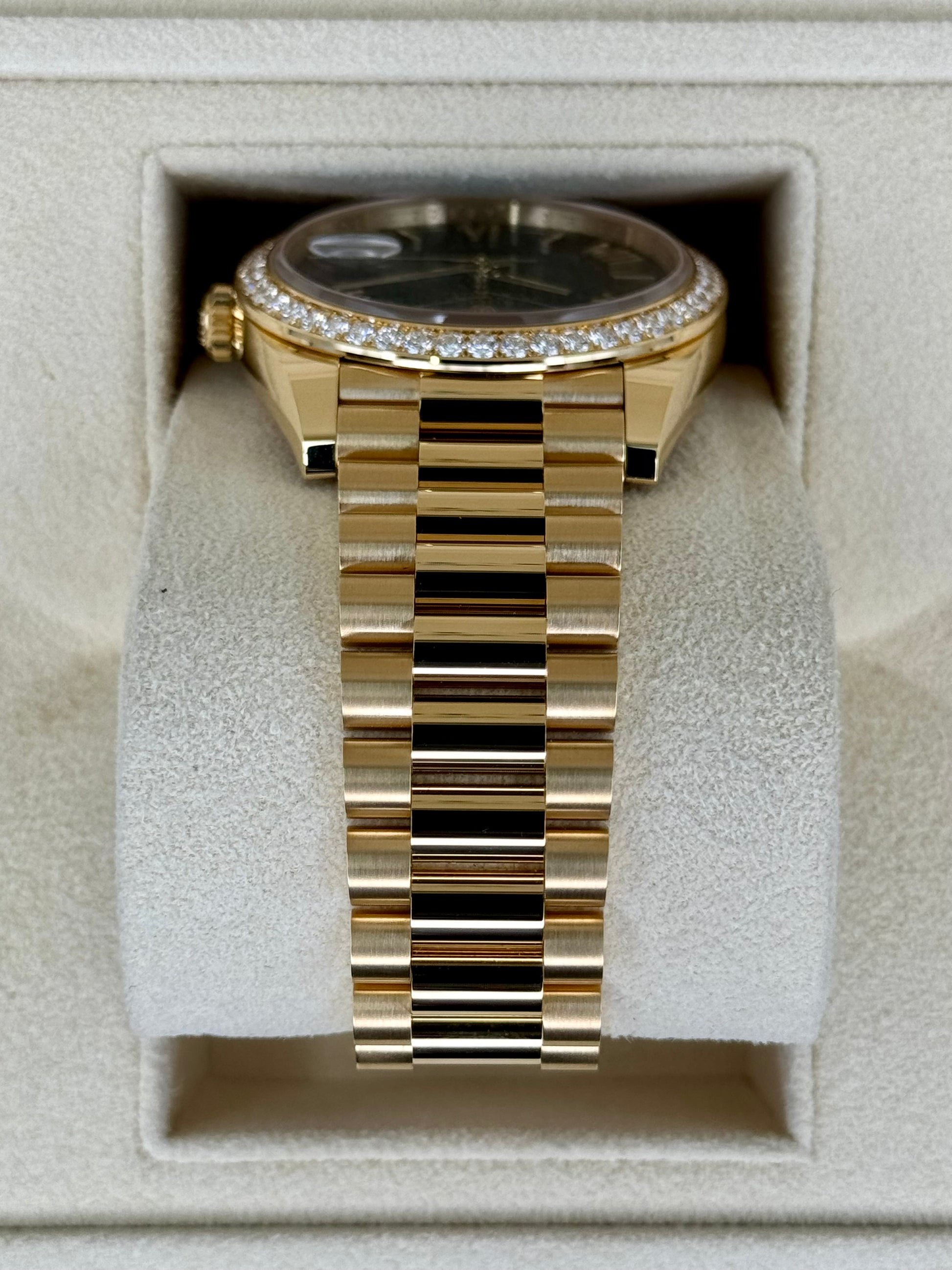 New 2024 Rolex Day-Date 40mm 228348RBR Presidential Green Dial - MyWatchLLC