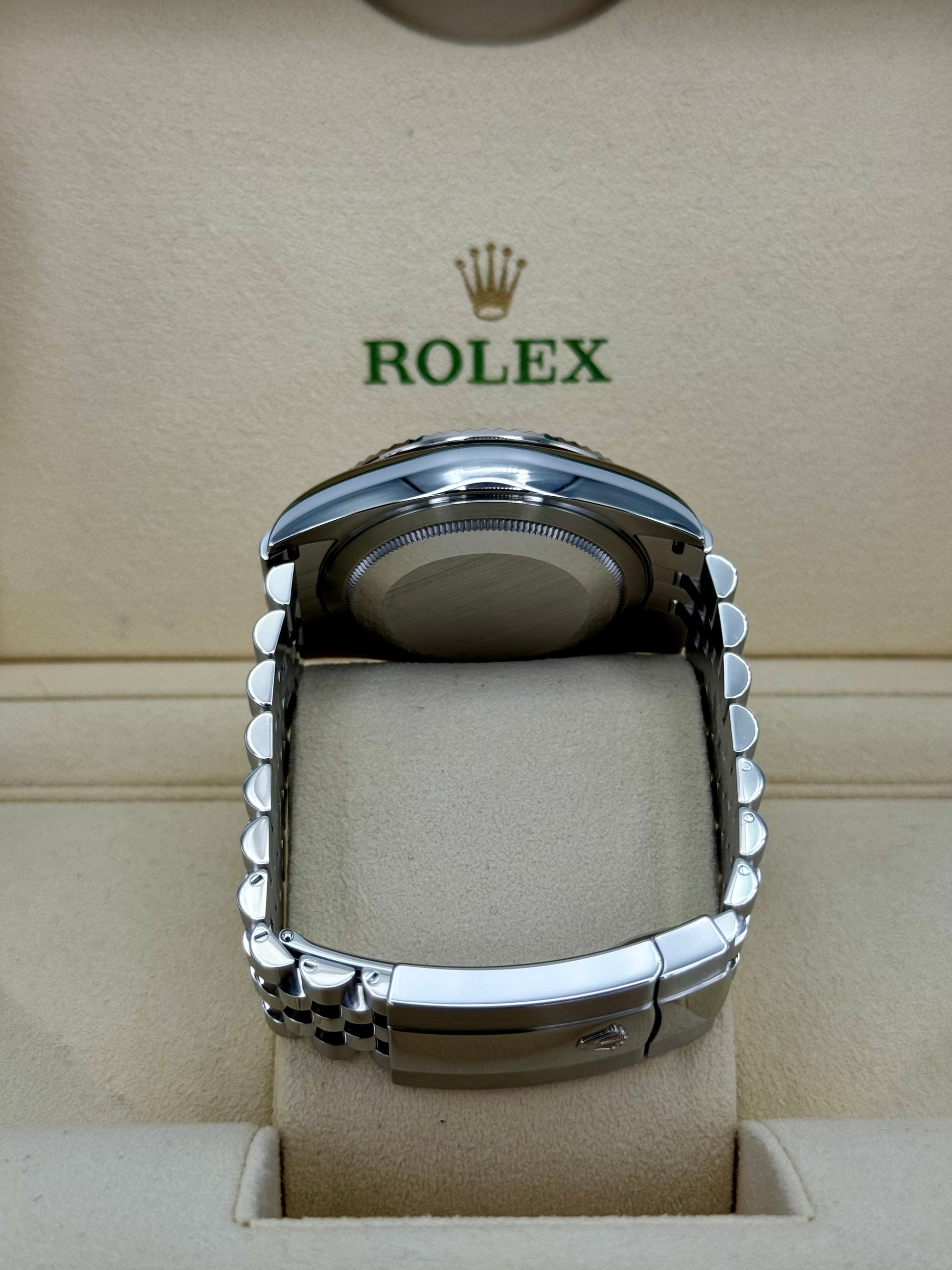 2022 Rolex Sky-Dweller 42mm 326934 Stainless Steel Jubilee White Dial - MyWatchLLC