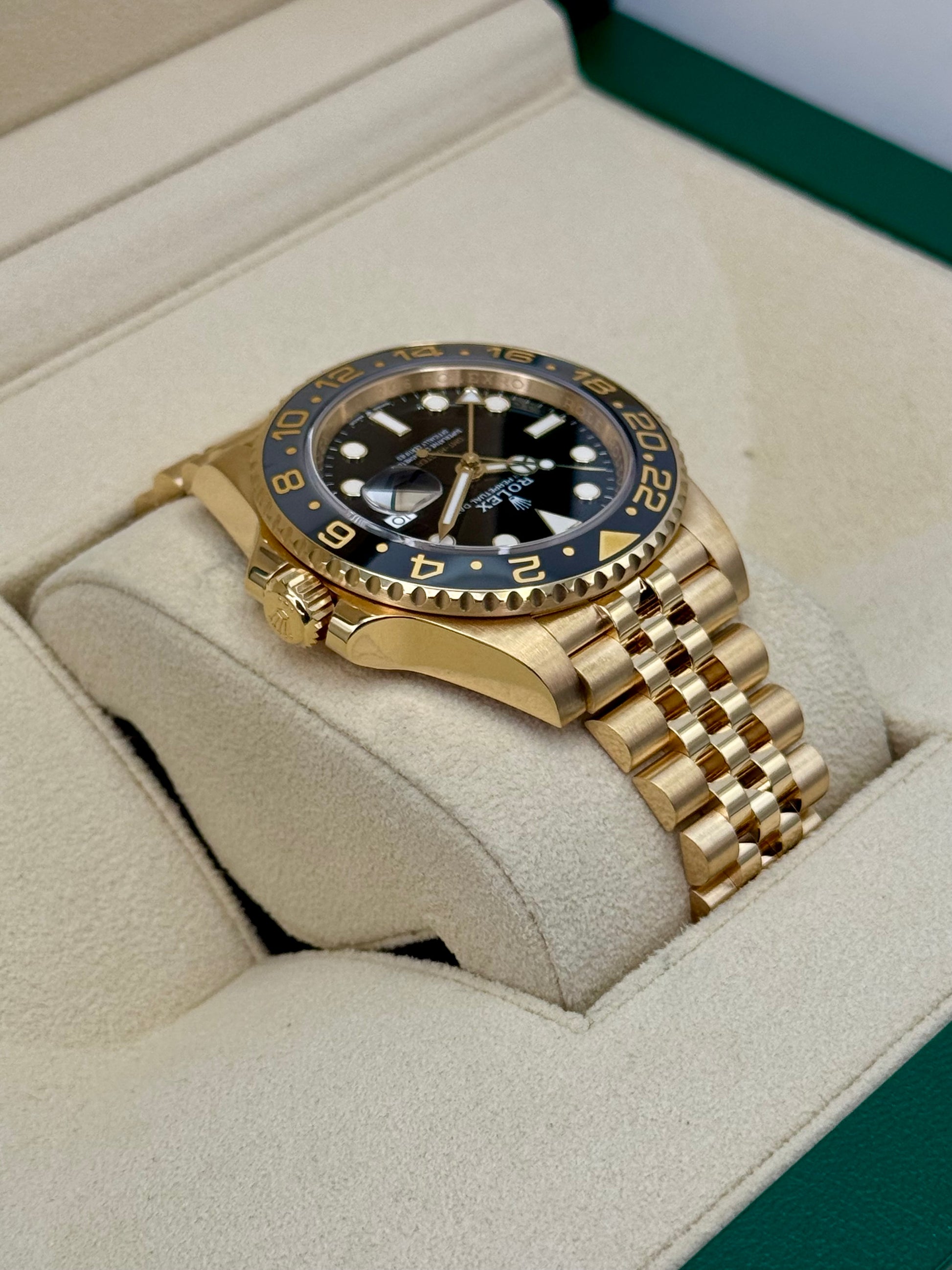 2025 Rolex GMT-Master II 40mm 126718GRNR Jubilee Black Dial - MyWatchLLC