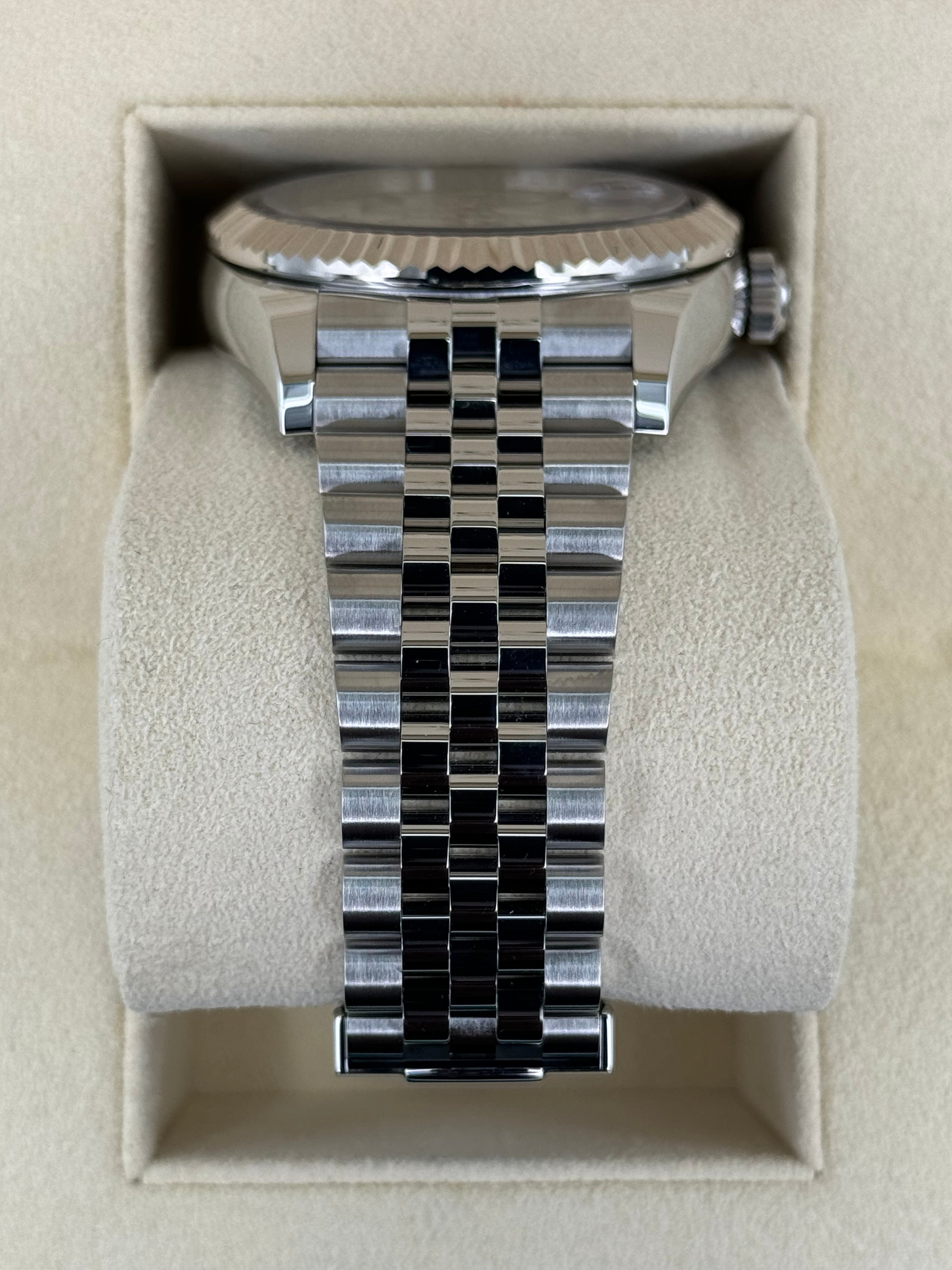 2022 Rolex Sky-Dweller 42mm 326934 Stainless Steel Jubilee White Dial - MyWatchLLC