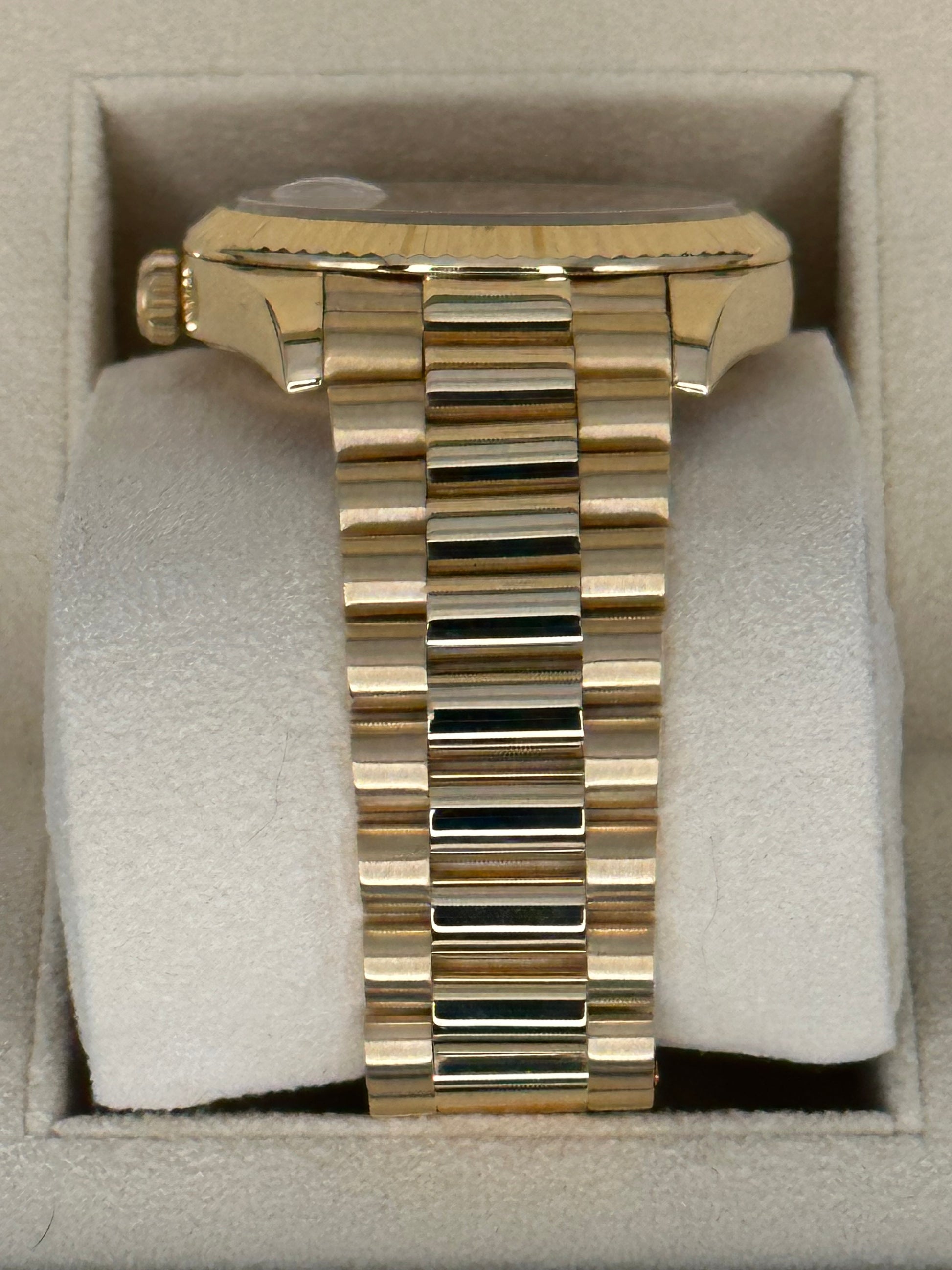 Rolex Day-Date 40mm 228238 Presidential Silver Motif Dial - MyWatchLLC