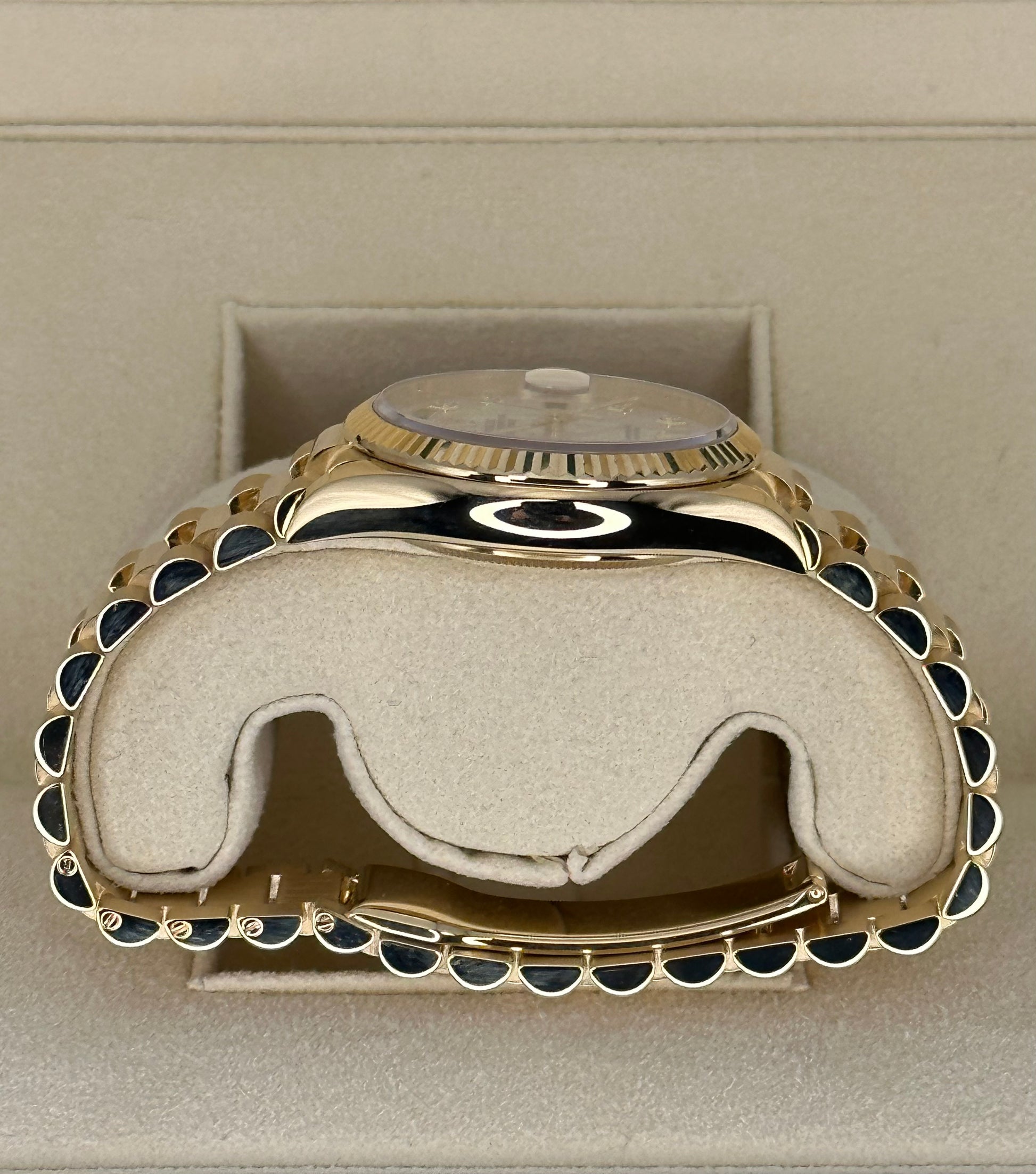 2021 Rolex Day-Date 36mm 128238 Mother of Pearl Diamond Dial - MyWatchLLC