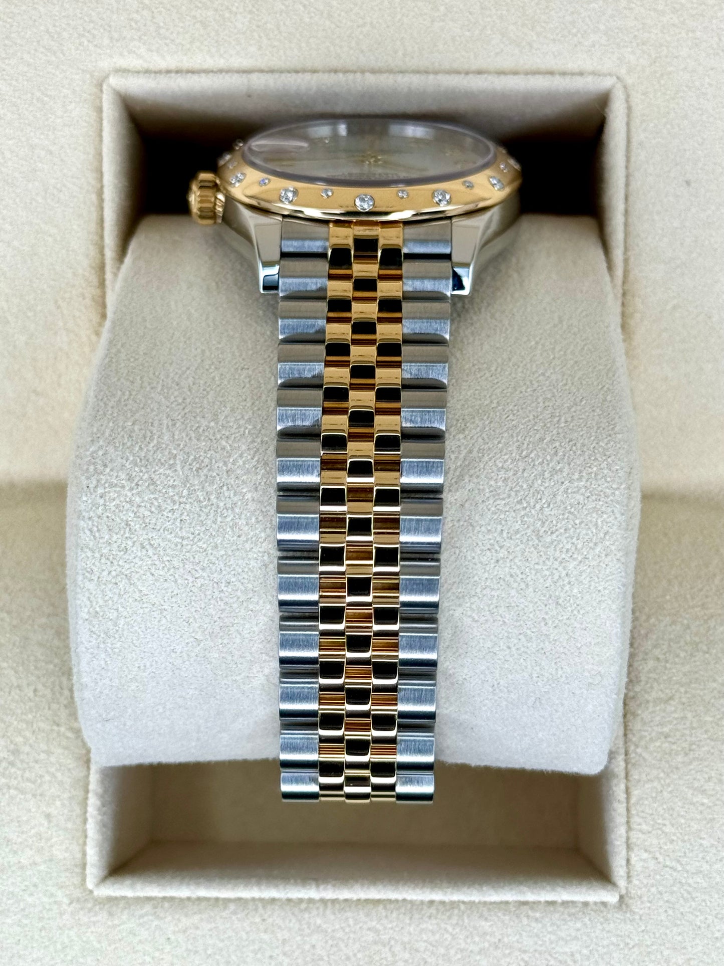 2021 Rolex Datejust 31mm 278343RBR Two-Tone Jubilee MOP Diamond Dial - MyWatchLLC