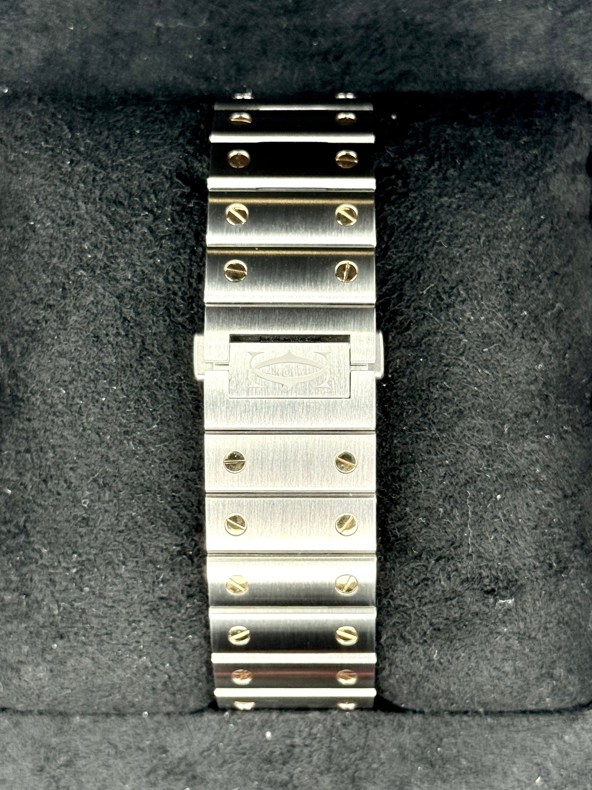 2023 Cartier Santos de Cartier 39.8mm W2SA0009 Two-Tone White Dial - MyWatchLLC