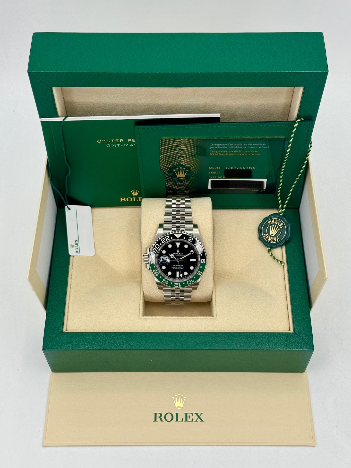 NEW 2024 Rolex GMT-Master II "Sprite" 40mm 126720VTNR Jubilee - MyWatchLLC