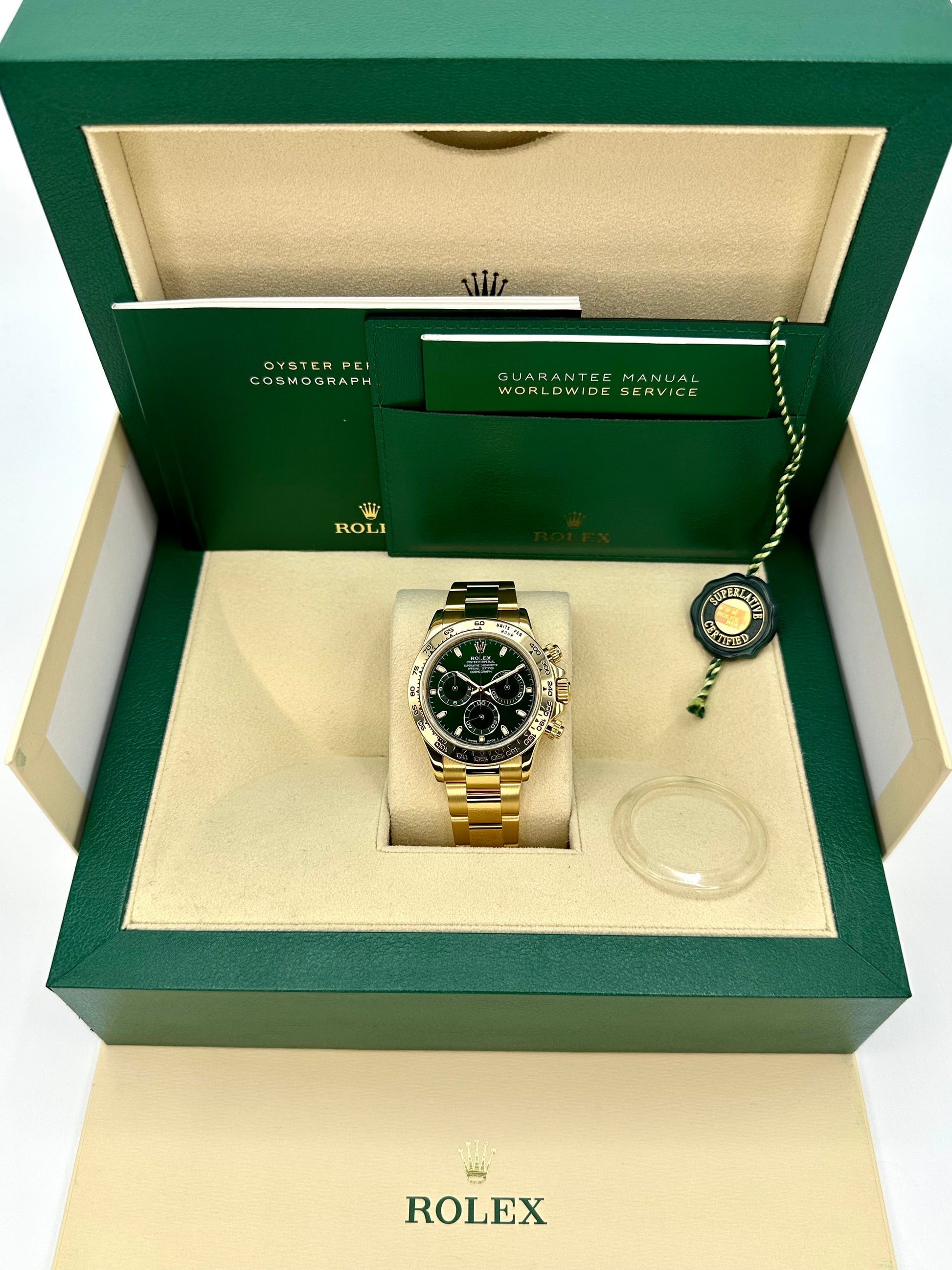 Rolex Daytona "John Mayer" 40mm 116508 Green Dial - MyWatchLLC