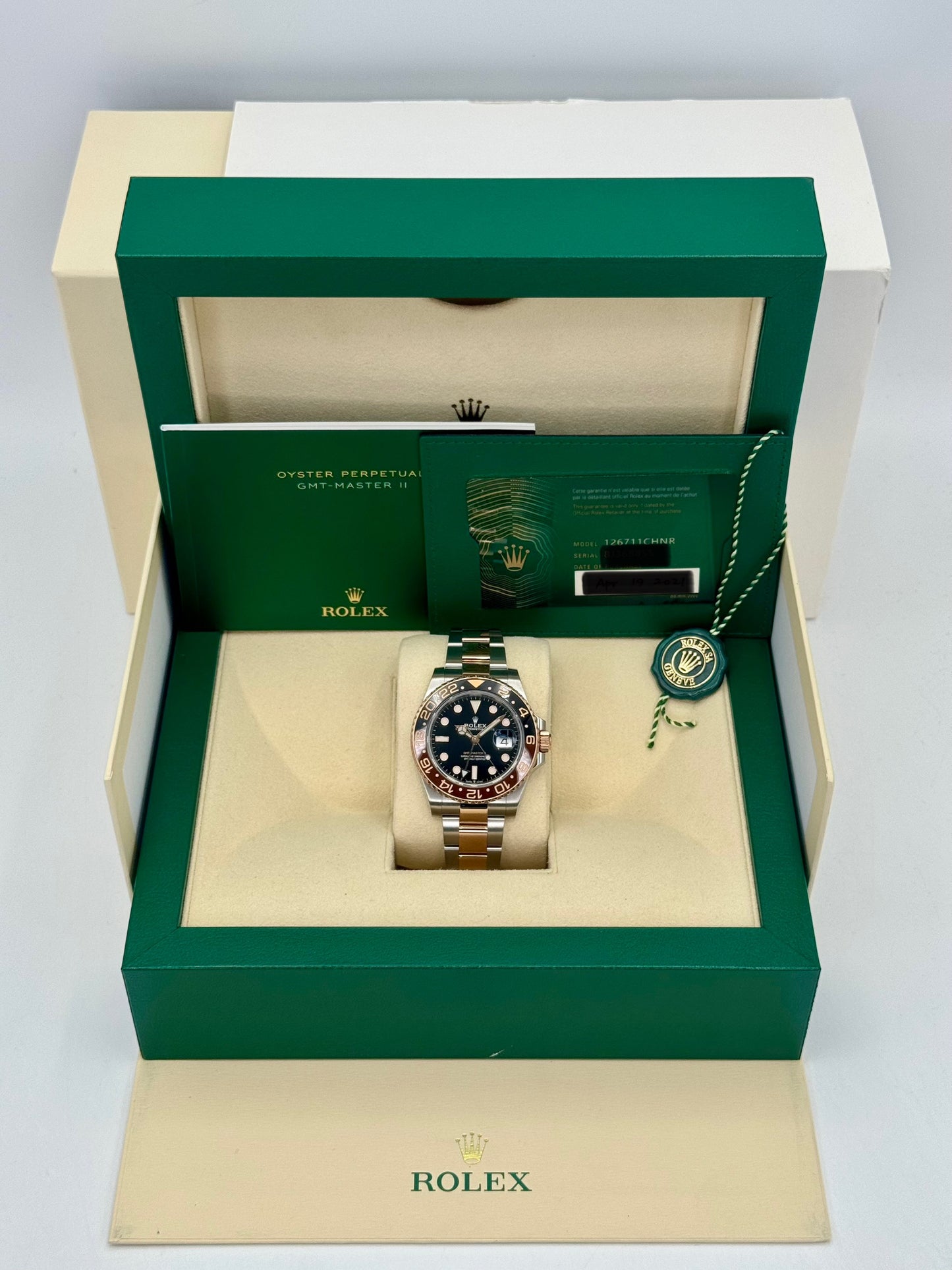 2021 Rolex GMT-Master II "Rootbeer" 40mm 126711CHNR Two-Tone - MyWatchLLC