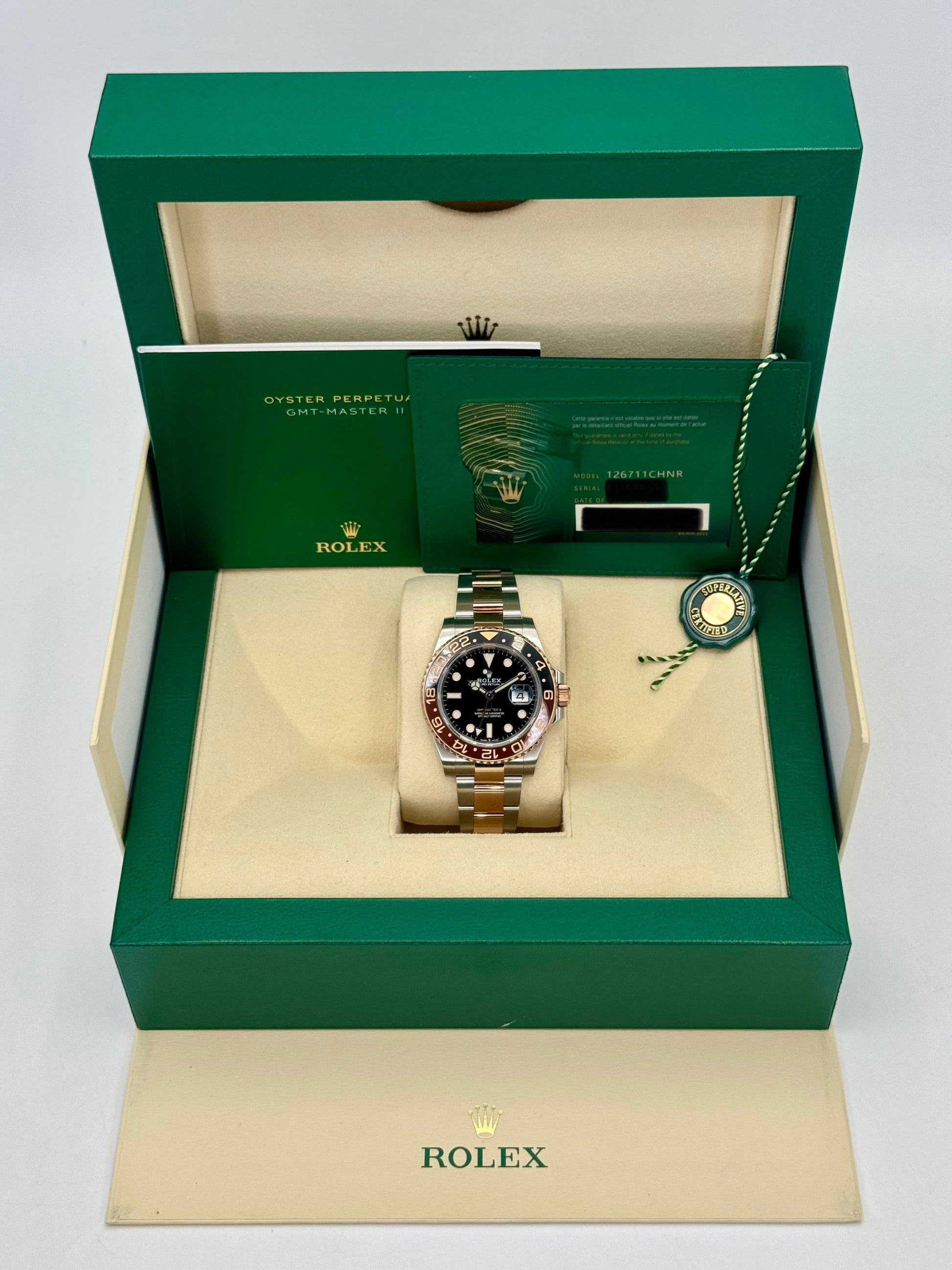 2021 Rolex GMT-Master II "Rootbeer" 40mm 126711CHNR Two-Tone - MyWatchLLC