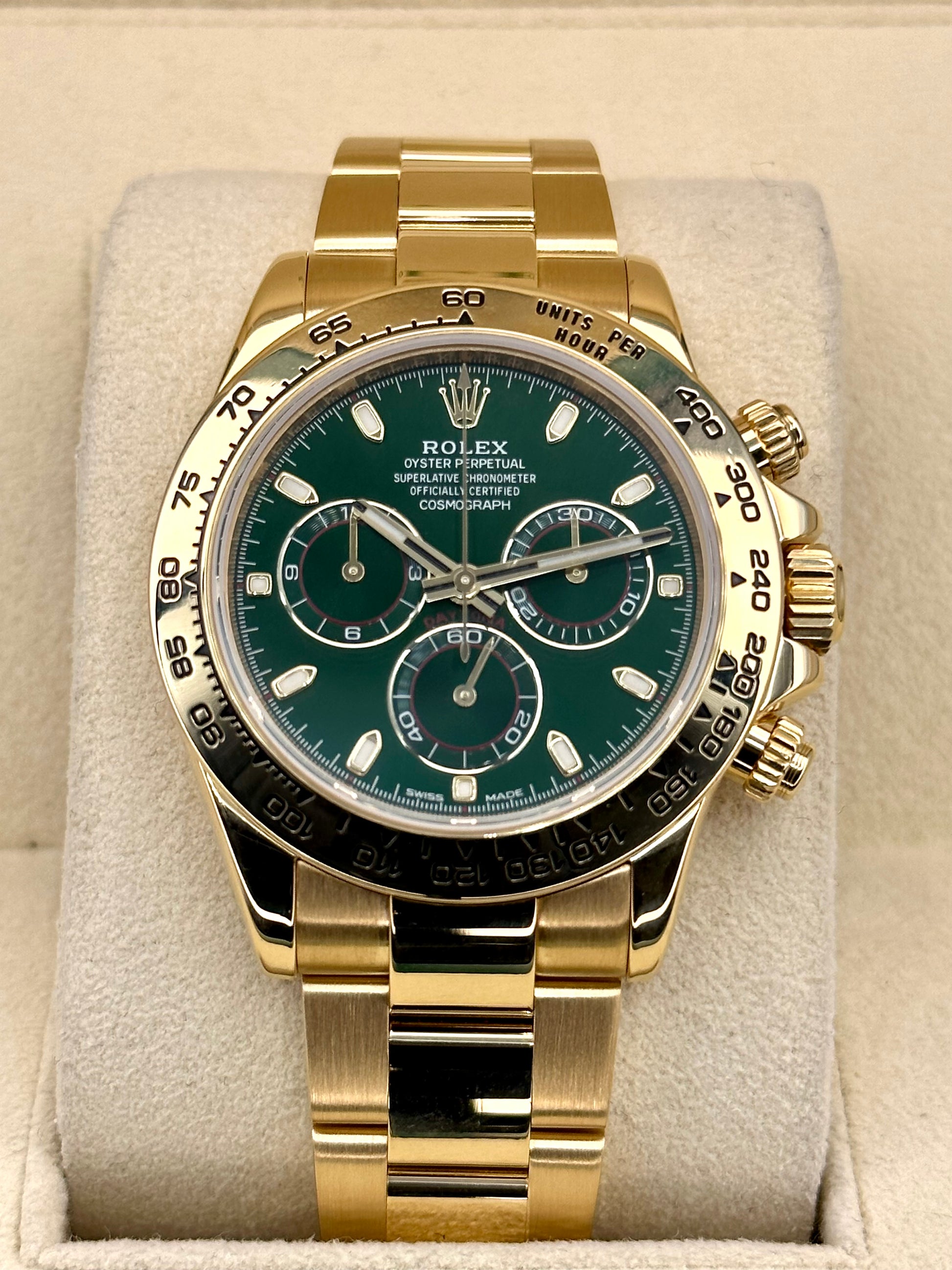 Rolex Daytona "John Mayer" 40mm 116508 Green Dial - MyWatchLLC
