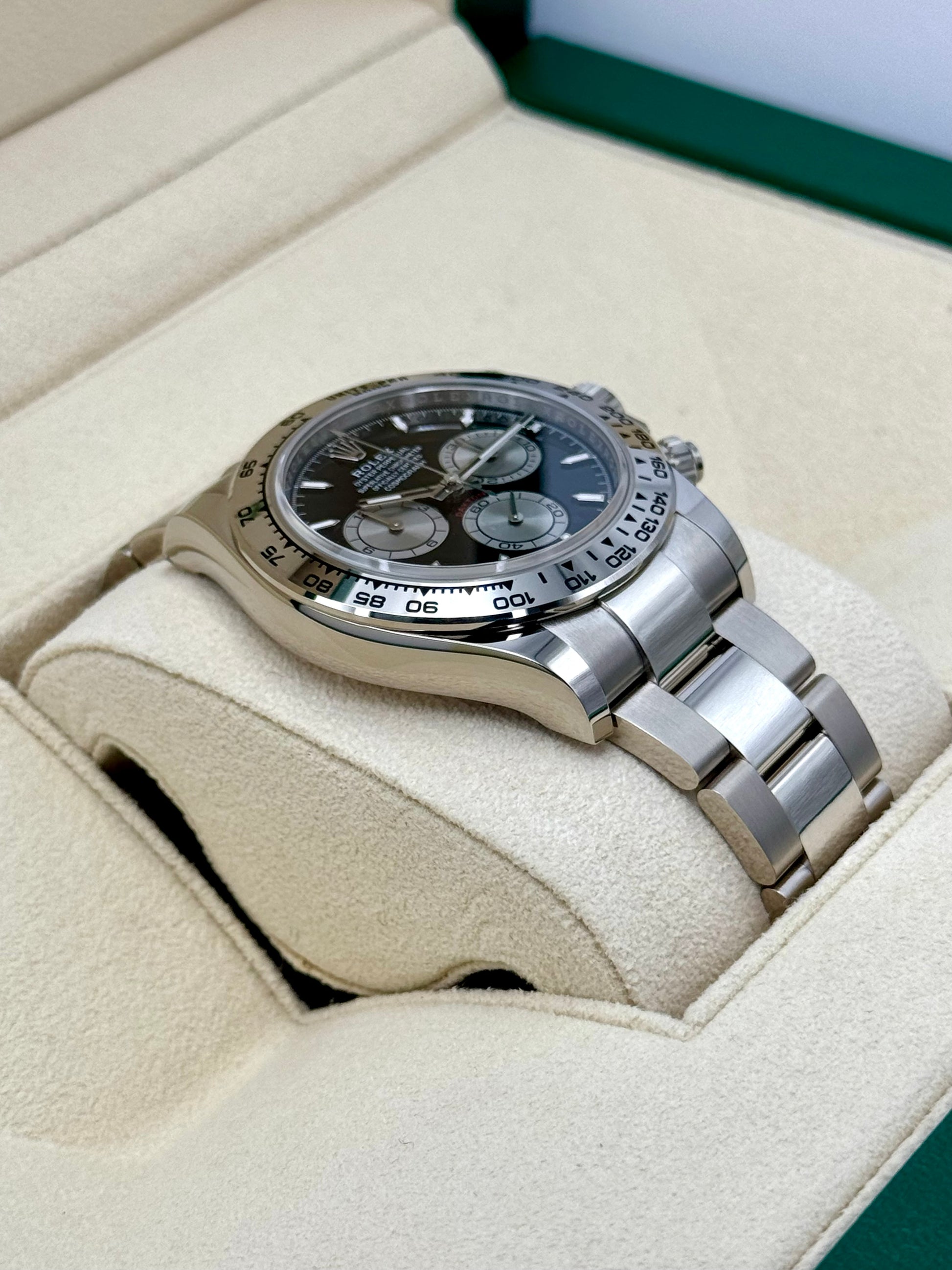 NEW 2024 Rolex Daytona 40mm 126509 White Gold Black Dial - MyWatchLLC