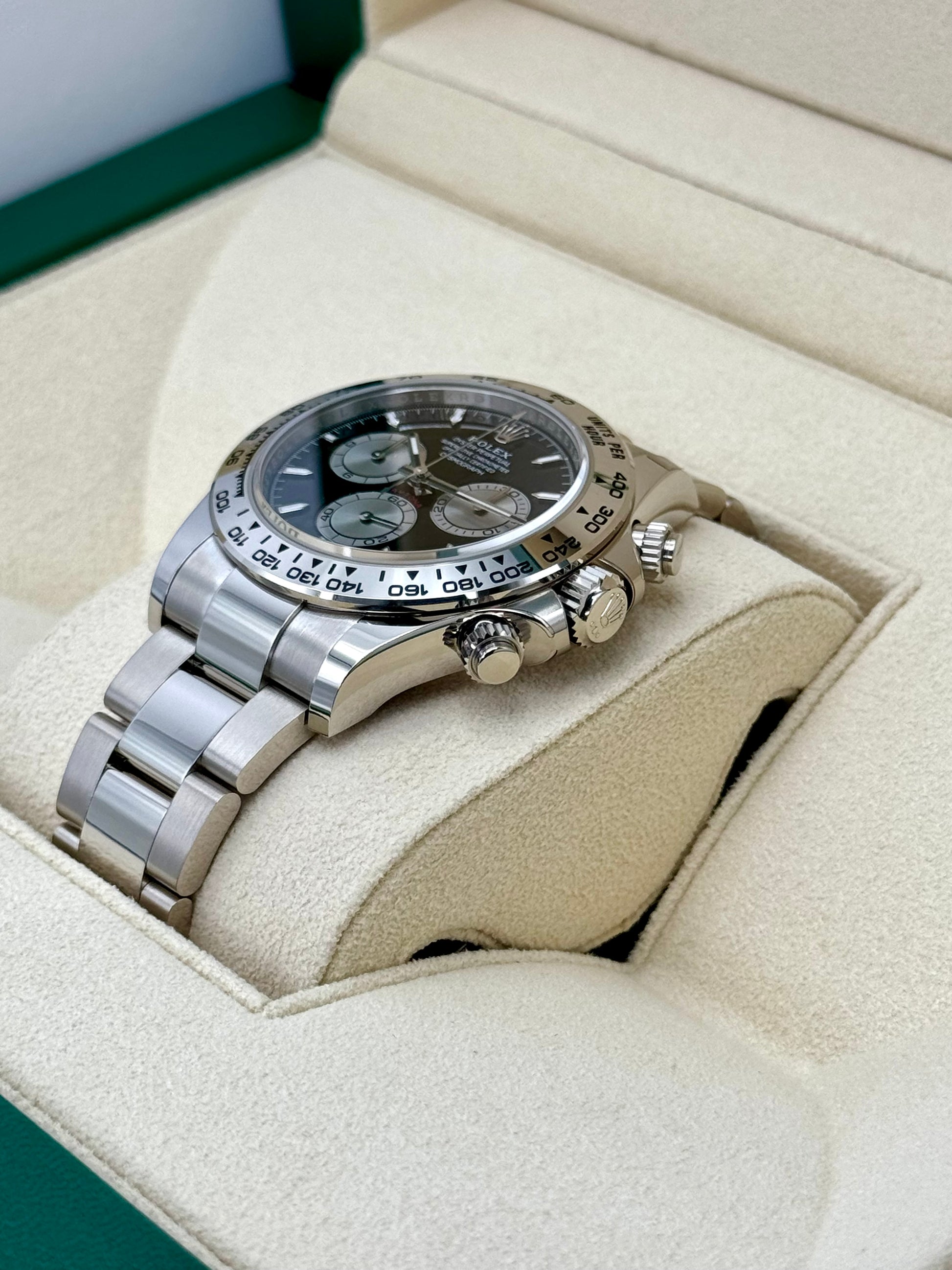 NEW 2024 Rolex Daytona 40mm 126509 White Gold Black Dial - MyWatchLLC