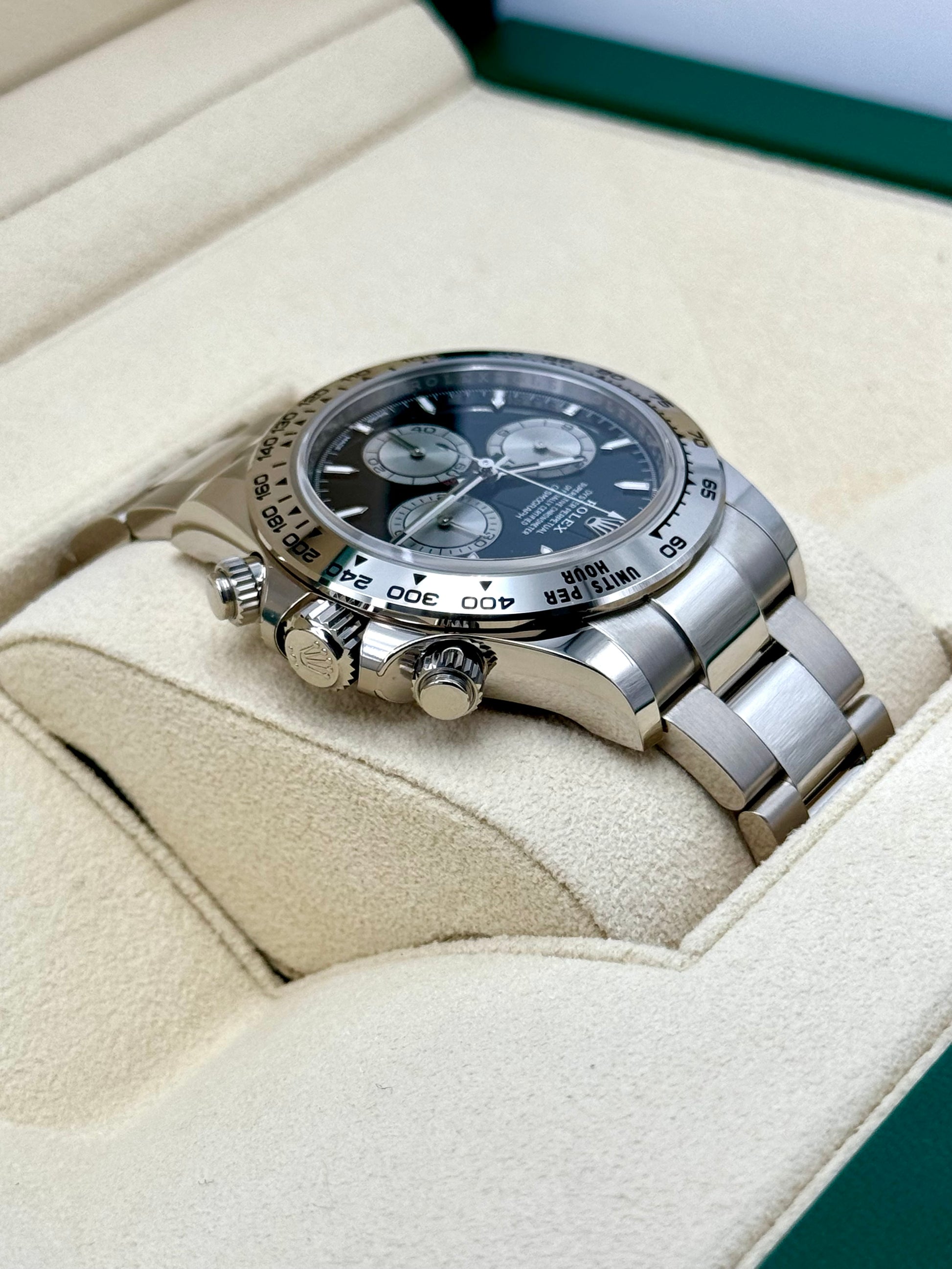 NEW 2024 Rolex Daytona 40mm 126509 White Gold Black Dial - MyWatchLLC