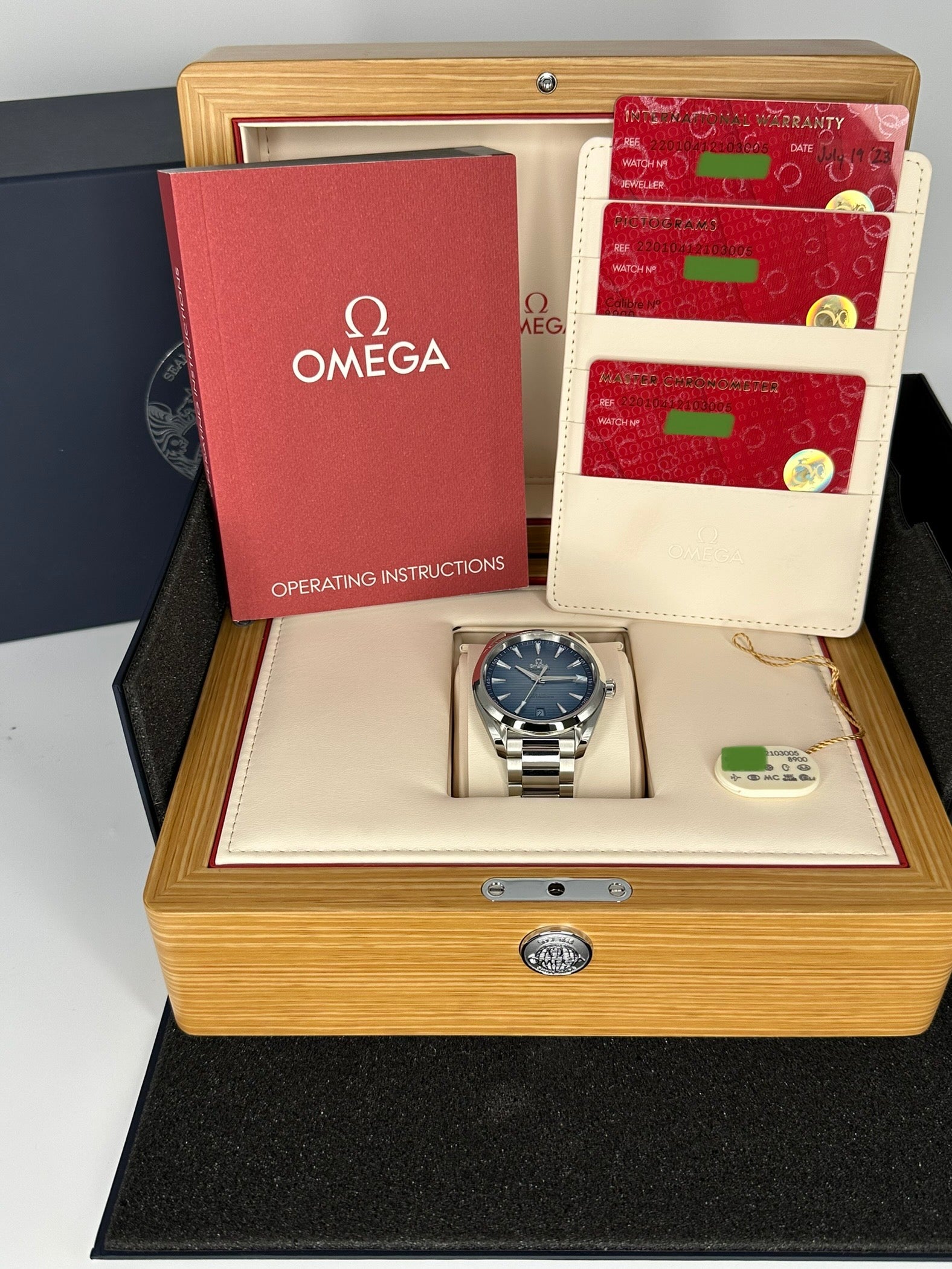 2023 Omega Seamaster Aqua Terra 41mm 220.10.41.21.03.005 Blue Dial - MyWatchLLC