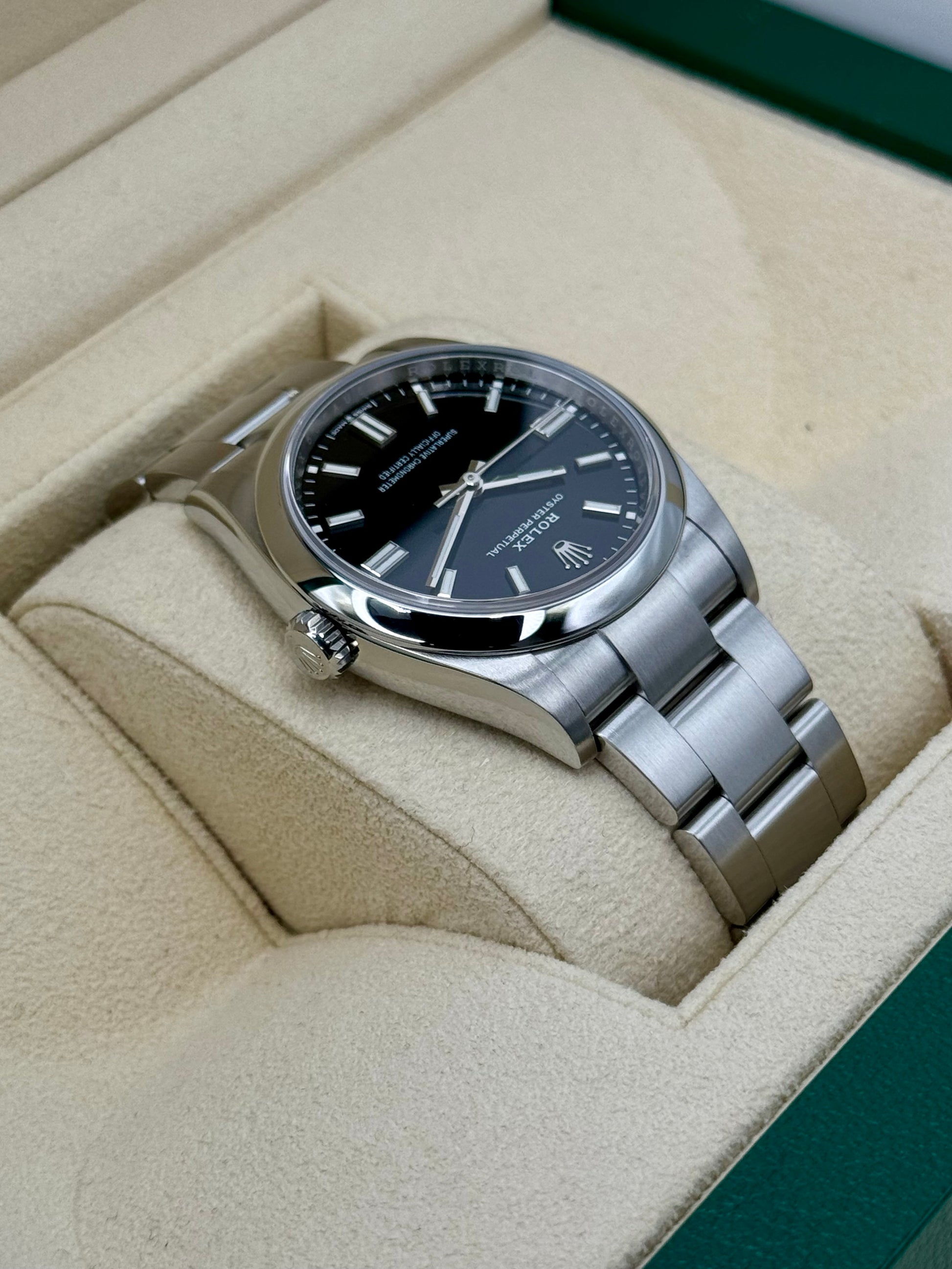 2023 Rolex Oyster Perpetual 36mm 126000 Black Dial - MyWatchLLC
