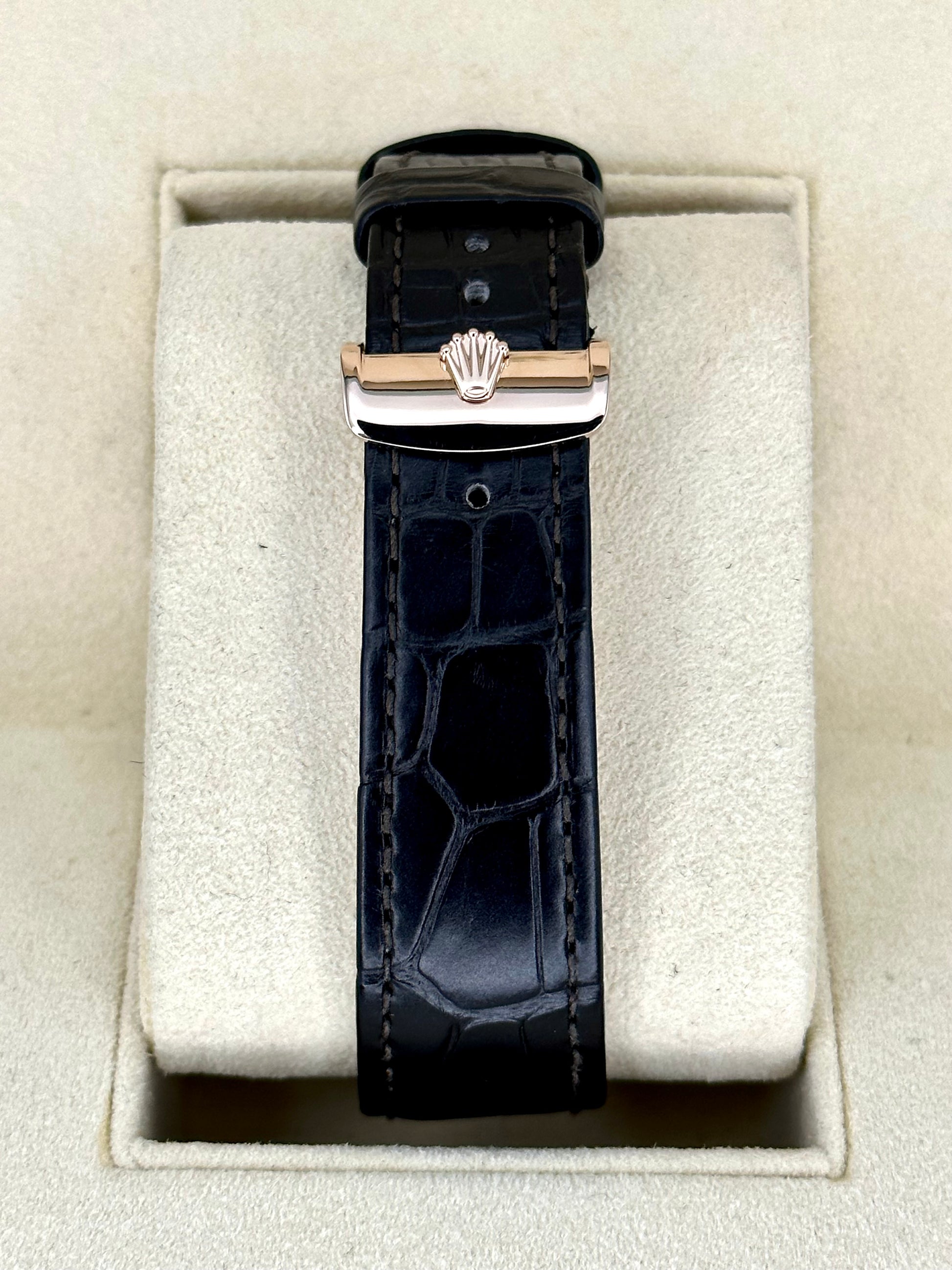 2022 Rolex Cellini Moonphase 39mm 50535 Rose Gold White Dial - MyWatchLLC