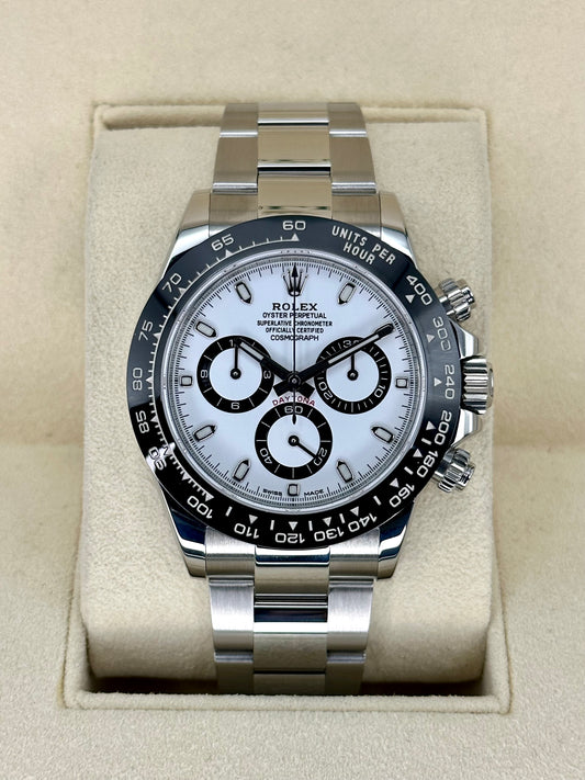 2019 Rolex Daytona 40mm 116500LN Stainless Steel White Panda Dial - MyWatchLLC