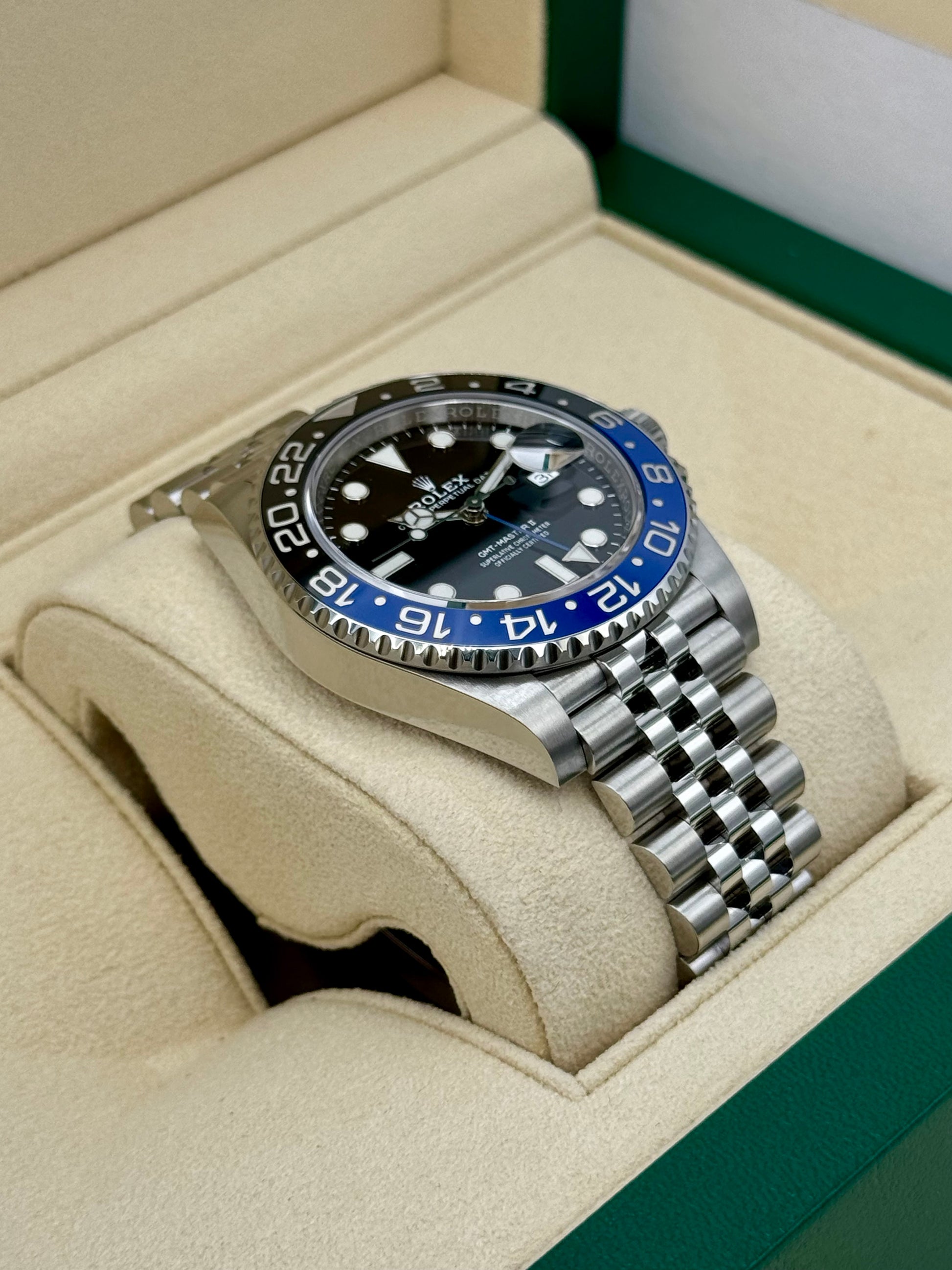 2022 Rolex GMT-Master II "Batgirl" 40mm 126710BLNR Jubilee Black Dial - MyWatchLLC