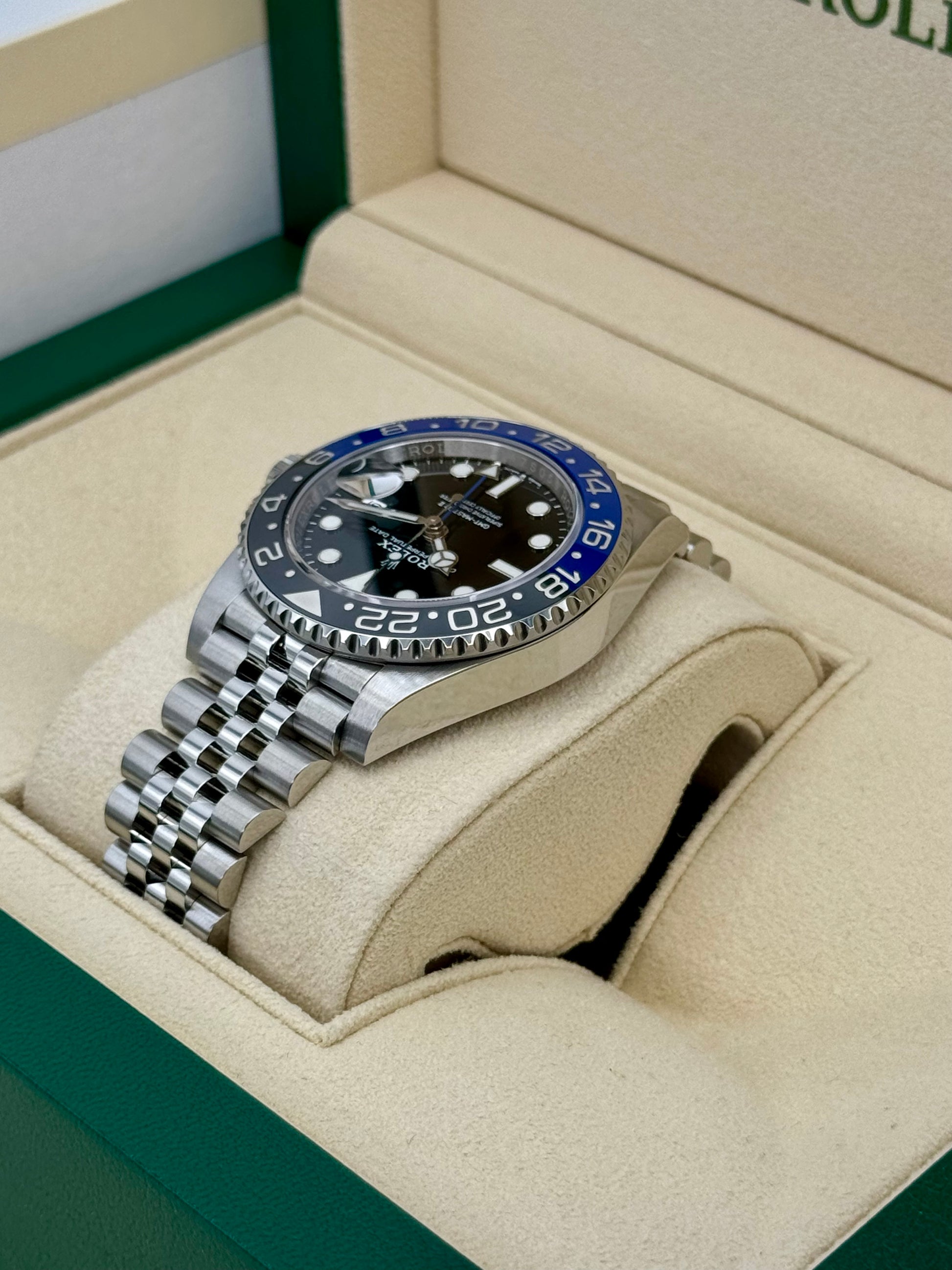 2022 Rolex GMT-Master II "Batgirl" 40mm 126710BLNR Jubilee Black Dial - MyWatchLLC