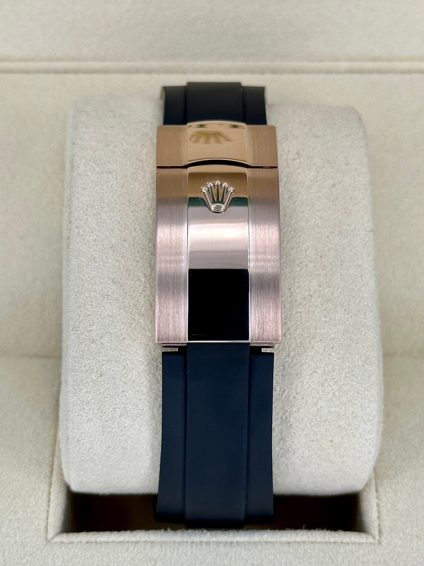 2022 Rolex Sky-Dweller 42mm 326235 Rose Gold Oysterflex Chocolate Dial - MyWatchLLC