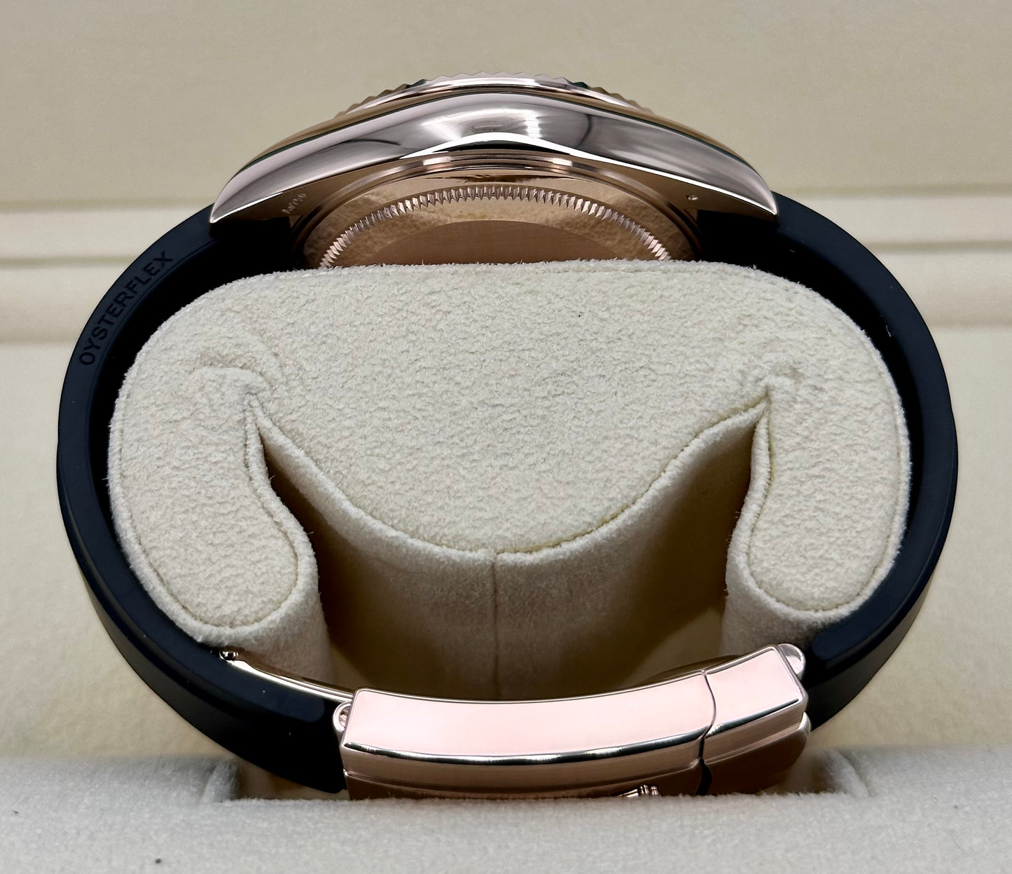 2022 Rolex Sky-Dweller 42mm 326235 Rose Gold Oysterflex Chocolate Dial - MyWatchLLC