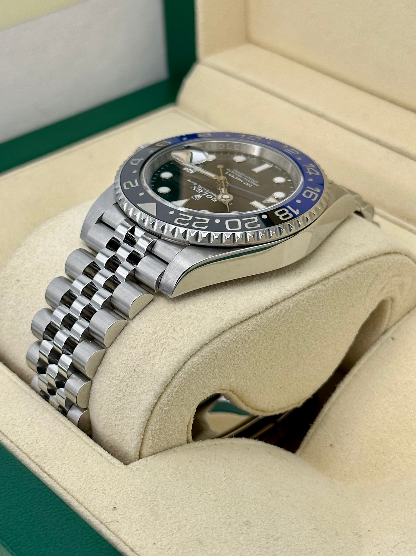 2019 Rolex GMT-Master II “Batgirl” 40mm 126710BLNR Jubilee Black Dial - MyWatchLLC