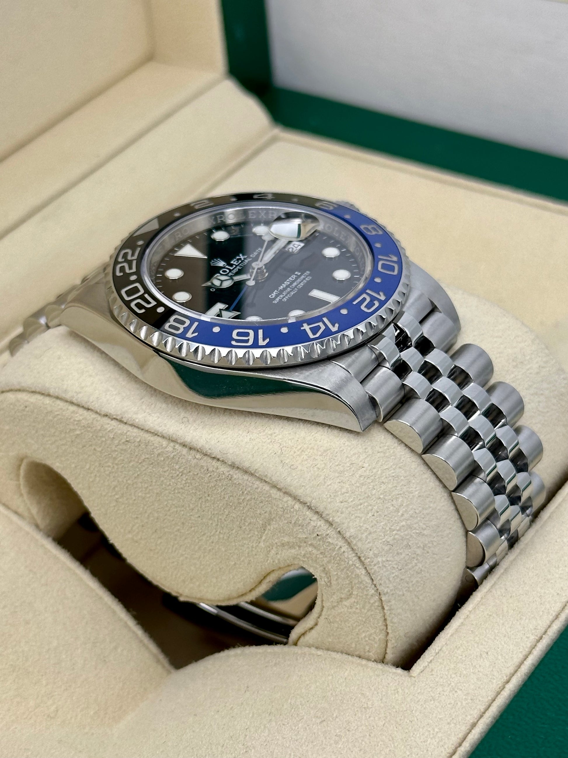 2019 Rolex GMT-Master II “Batgirl” 40mm 126710BLNR Jubilee Black Dial - MyWatchLLC