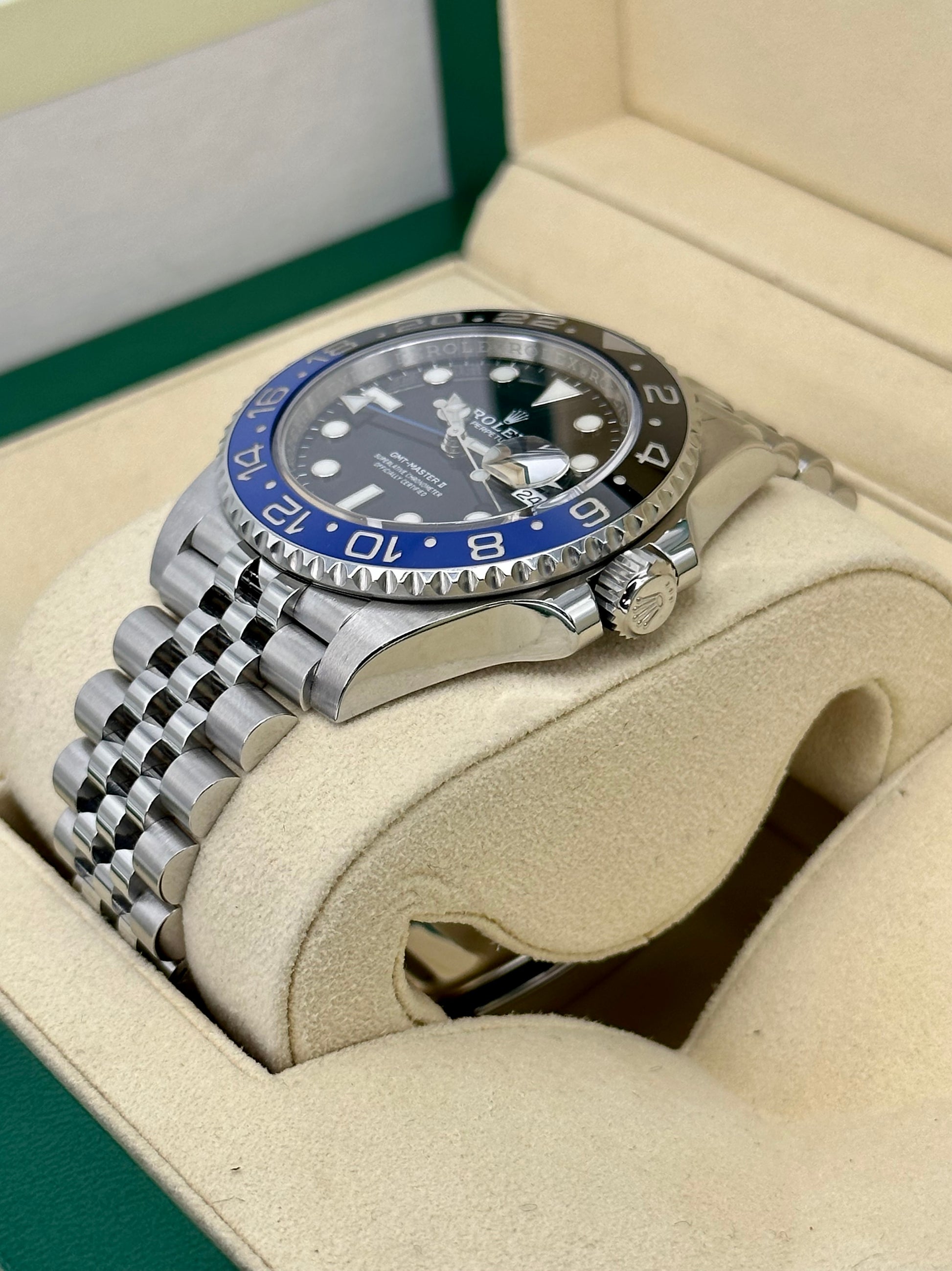 2019 Rolex GMT-Master II “Batgirl” 40mm 126710BLNR Jubilee Black Dial - MyWatchLLC