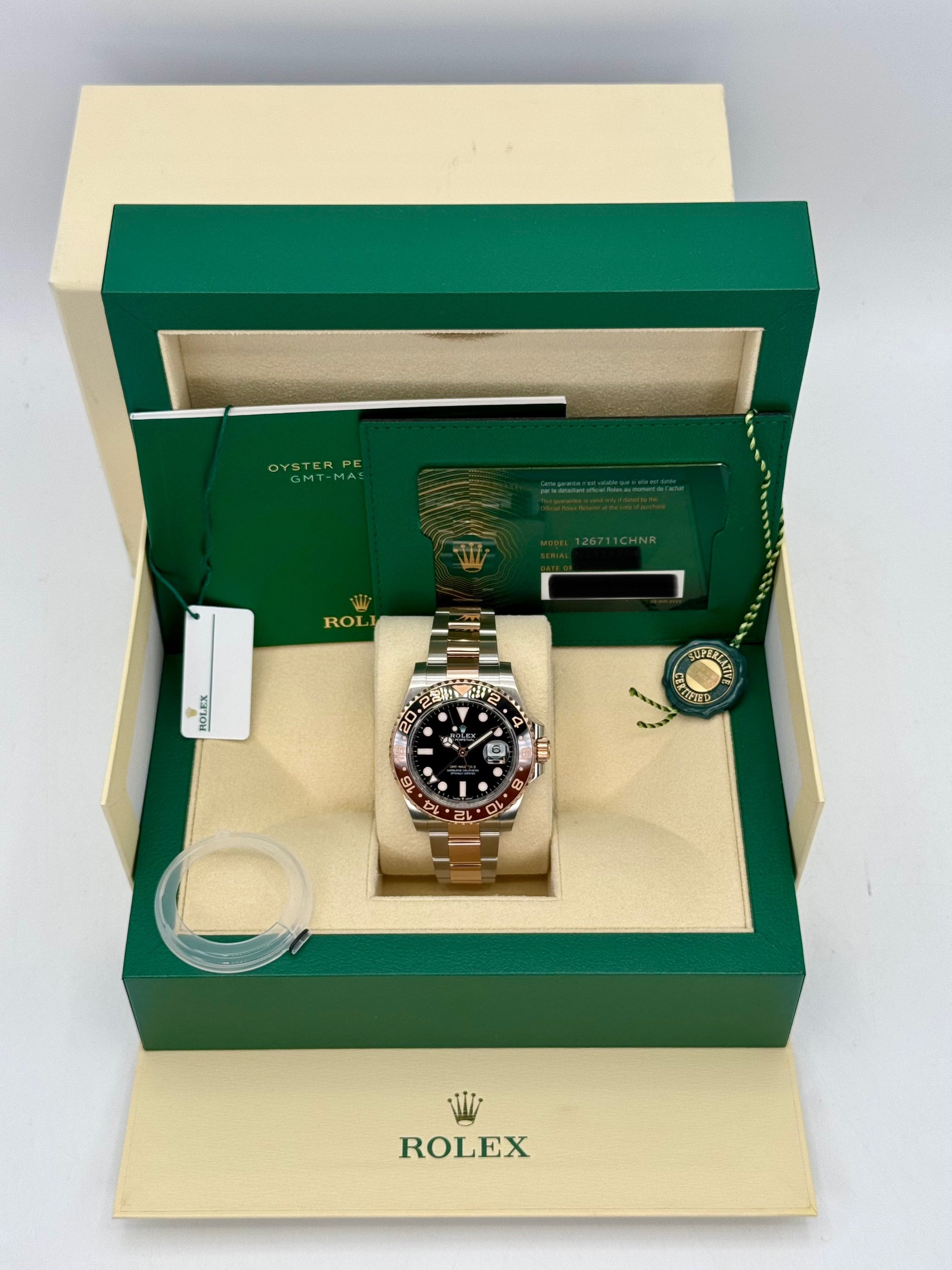 2024 Rolex GMT-Master II "Rootbeer" 40mm 126711CHNR Two-Tone - MyWatchLLC