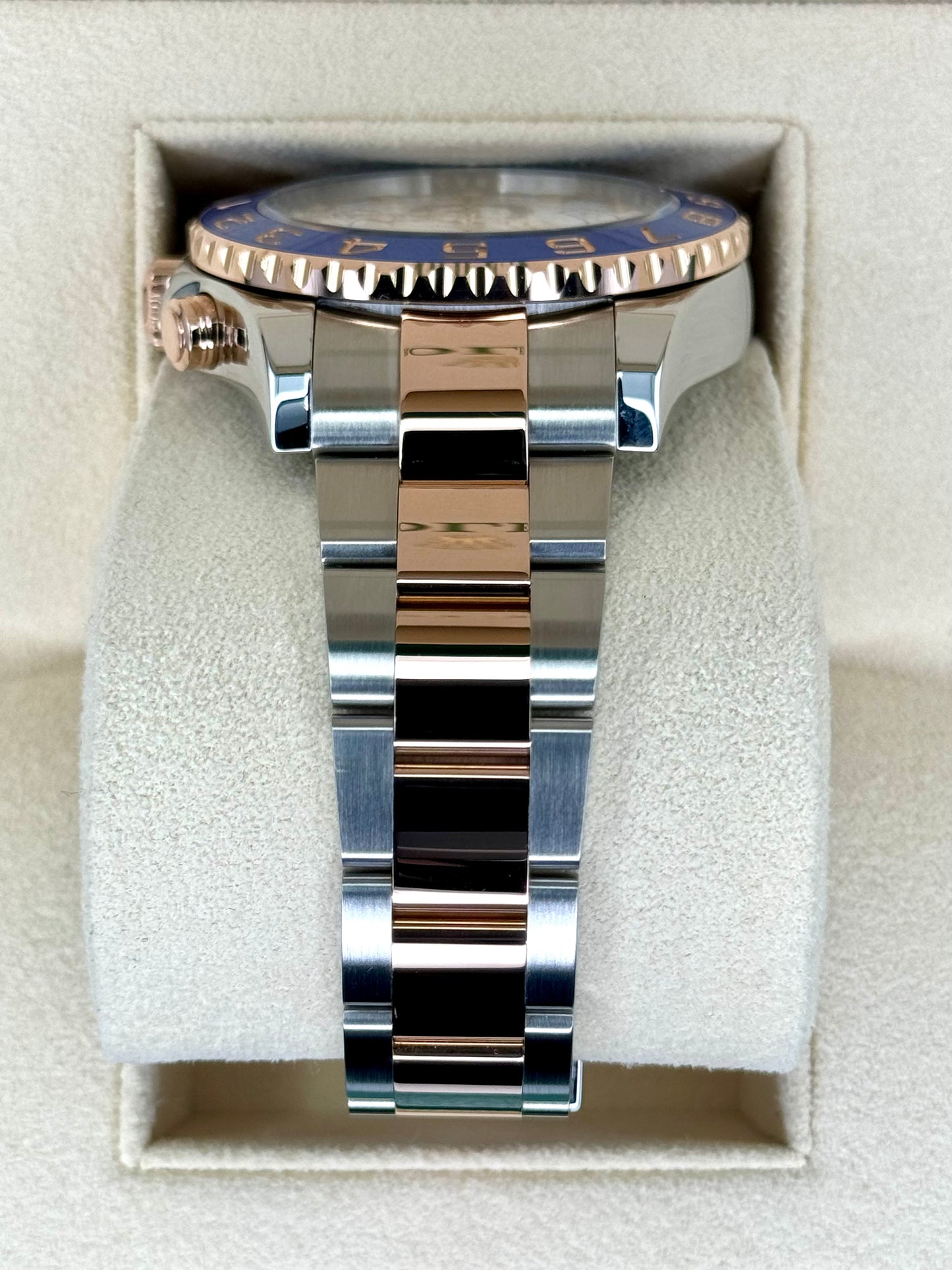 2018 Rolex Yacht-Master II 44mm 116681 Two-Tone White Dial - MyWatchLLC