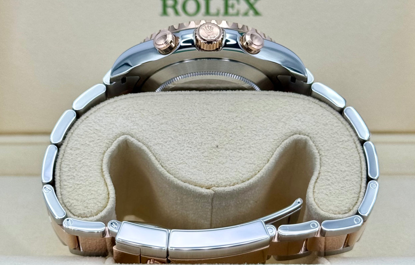 2018 Rolex Yacht-Master II 44mm 116681 Two-Tone White Dial - MyWatchLLC