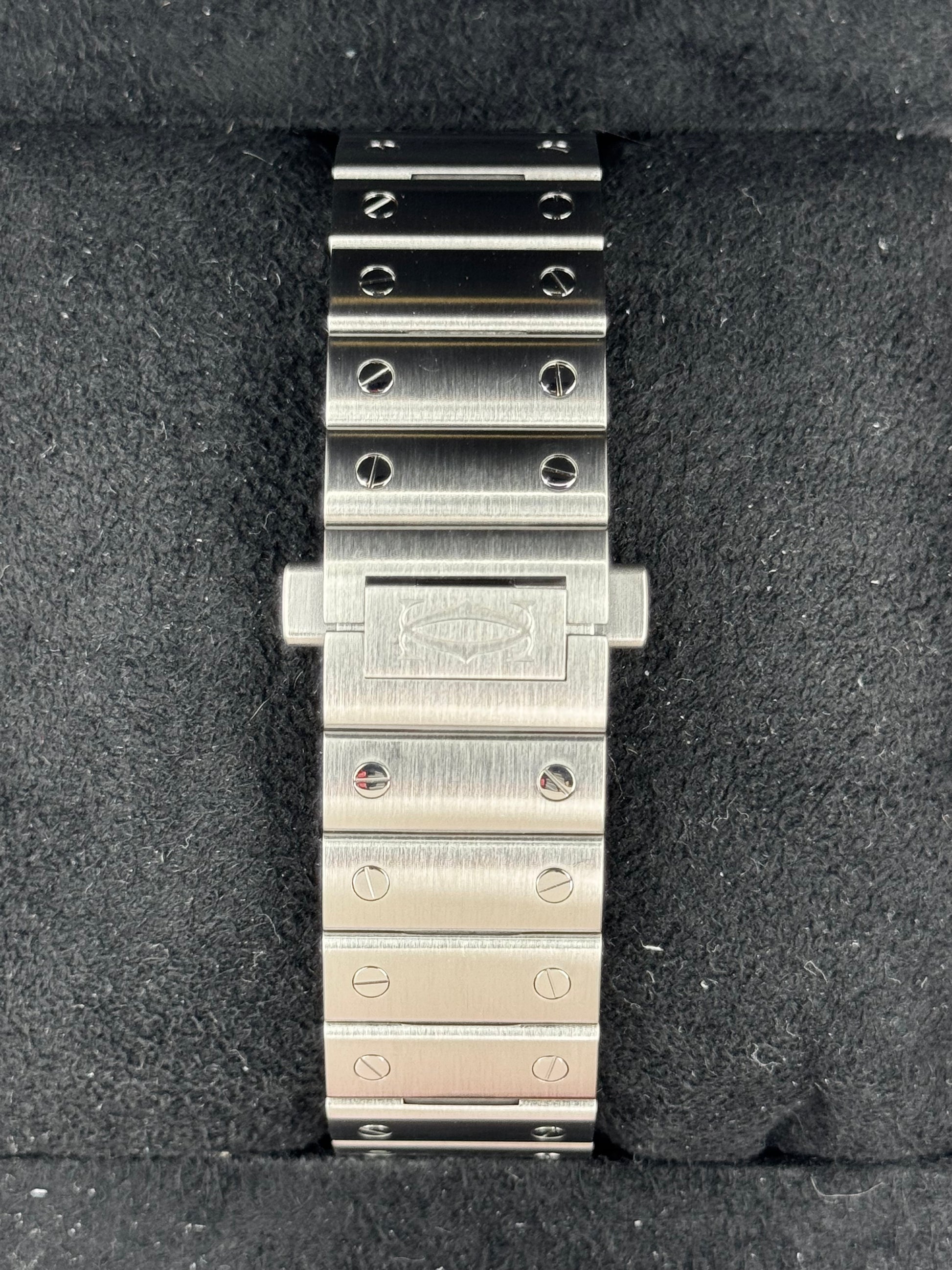 2022 Santos De Cartier 39.8mm WSSA0018 Stainless Steel White Dial - MyWatchLLC