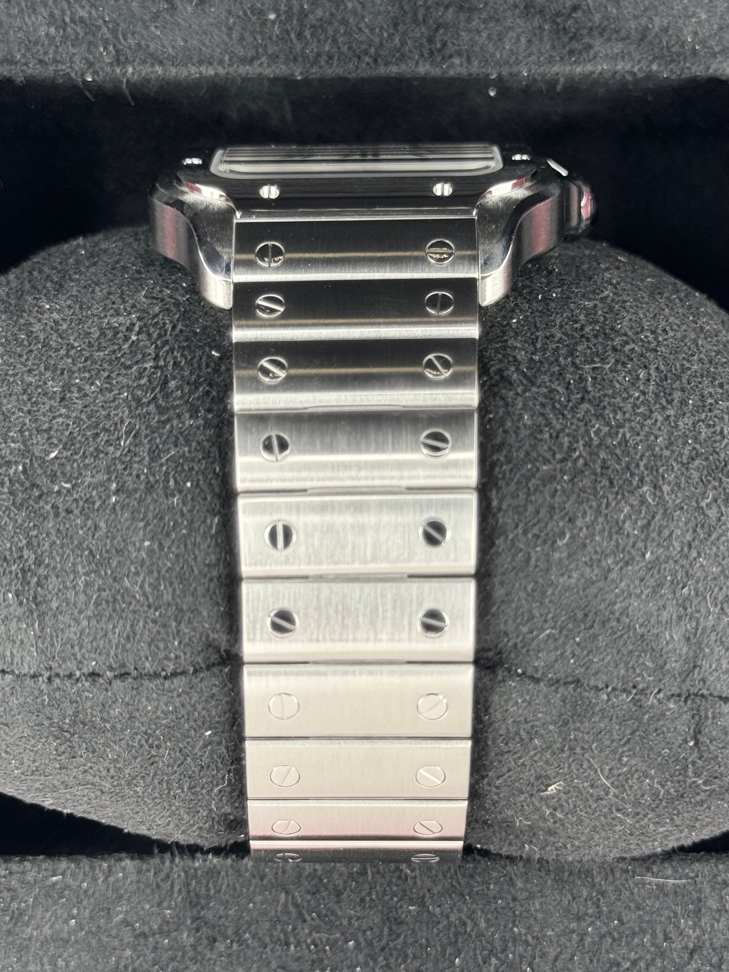 2022 Santos De Cartier 39.8mm WSSA0018 Stainless Steel White Dial - MyWatchLLC