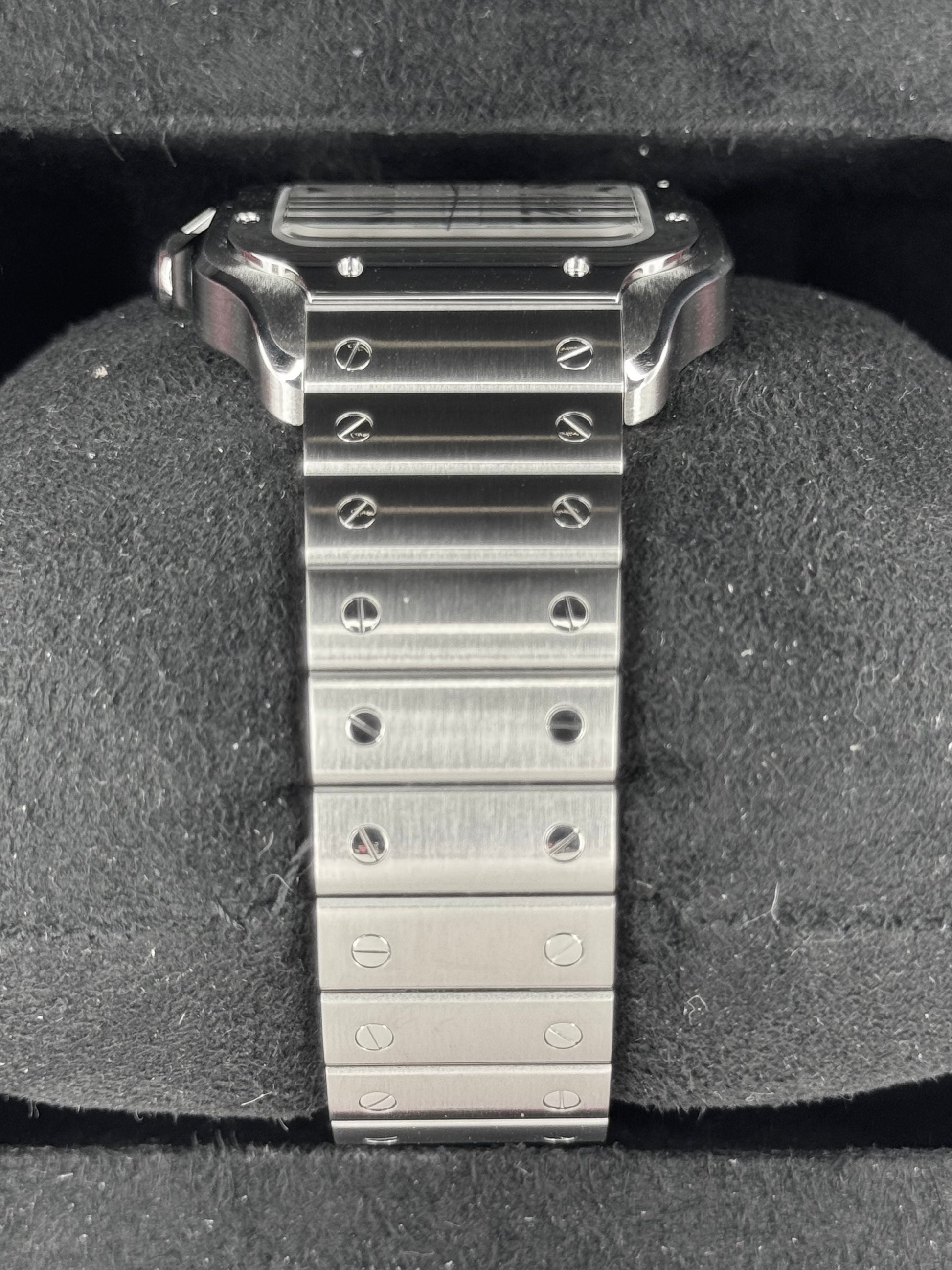 2022 Santos De Cartier 39.8mm WSSA0018 Stainless Steel White Dial - MyWatchLLC