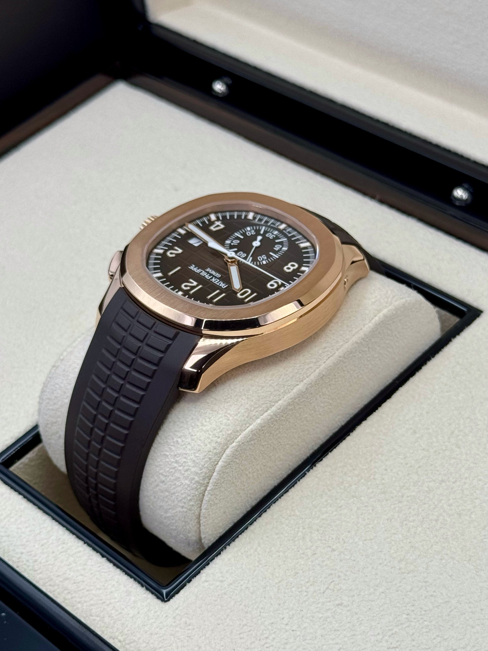 2024 Patek Philippe 5968R Aquanaut Chronograph Rose Gold - MyWatchLLC