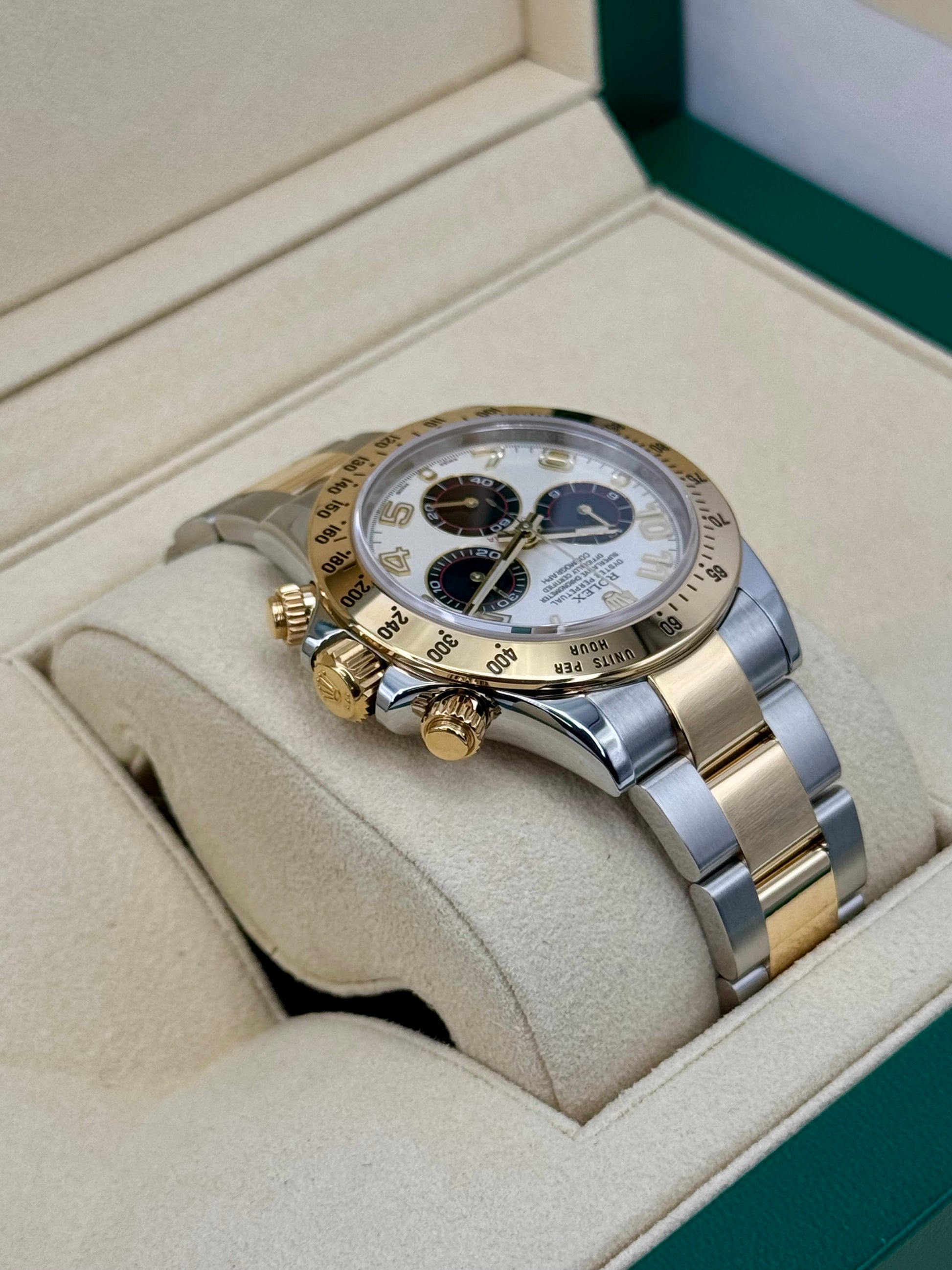 2016 Rolex Daytona 40mm 116523 White Panda Arabic Racing Dial - MyWatchLLC