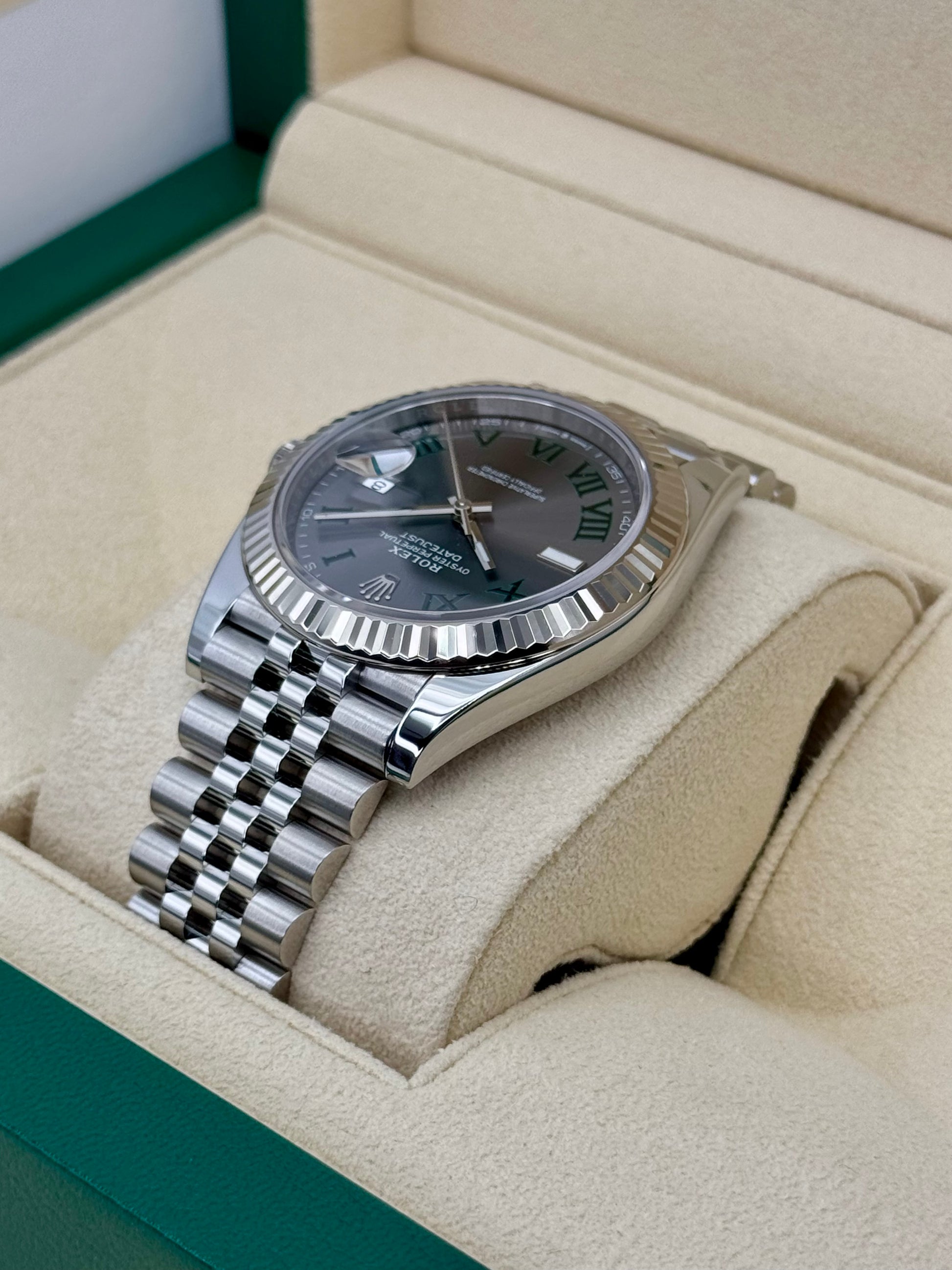 2024 Rolex Datejust 41mm 126334 Jubilee Wimbledon Dial - MyWatchLLC