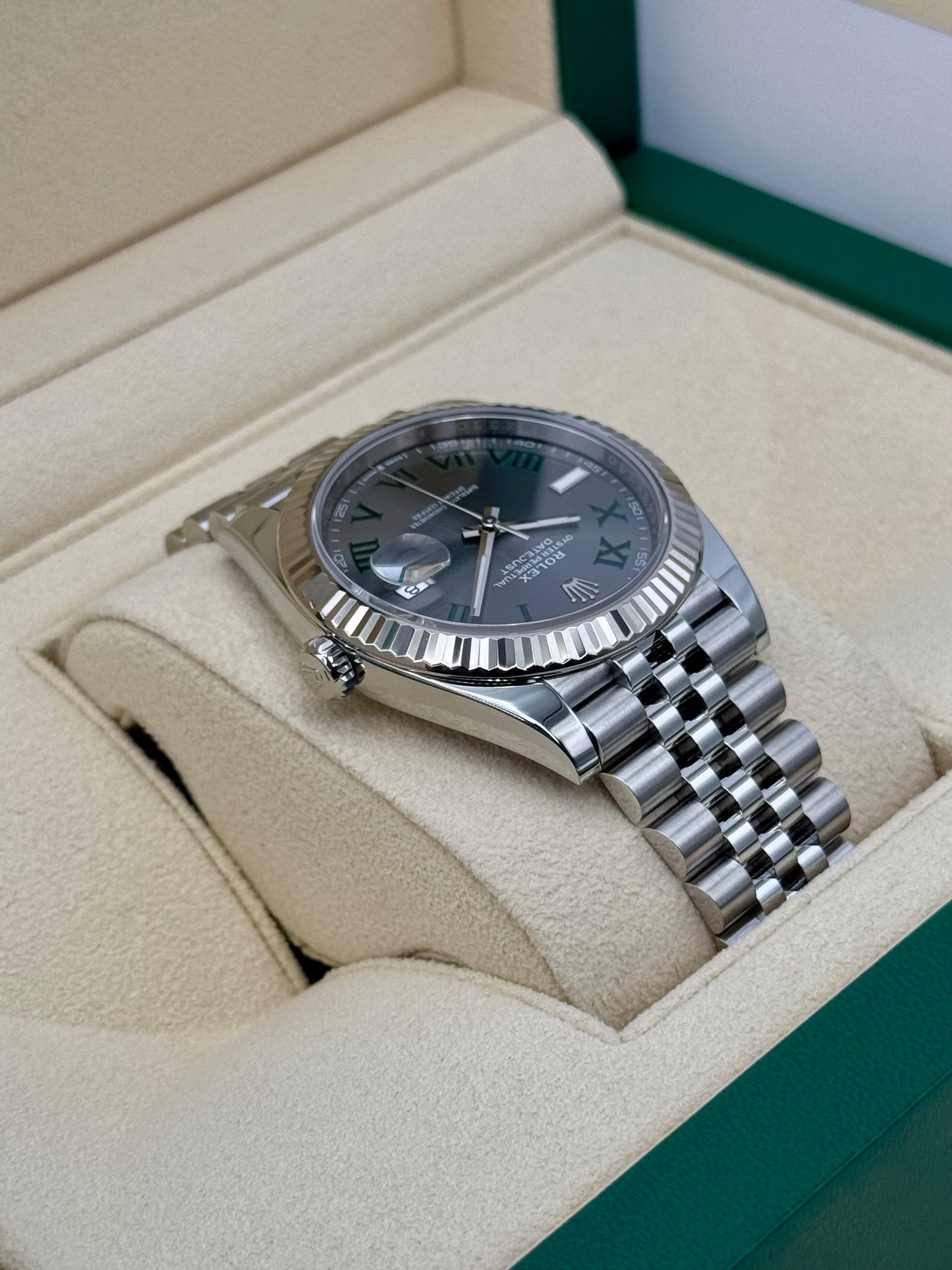 2024 Rolex Datejust 41mm 126334 Jubilee Wimbledon Dial - MyWatchLLC