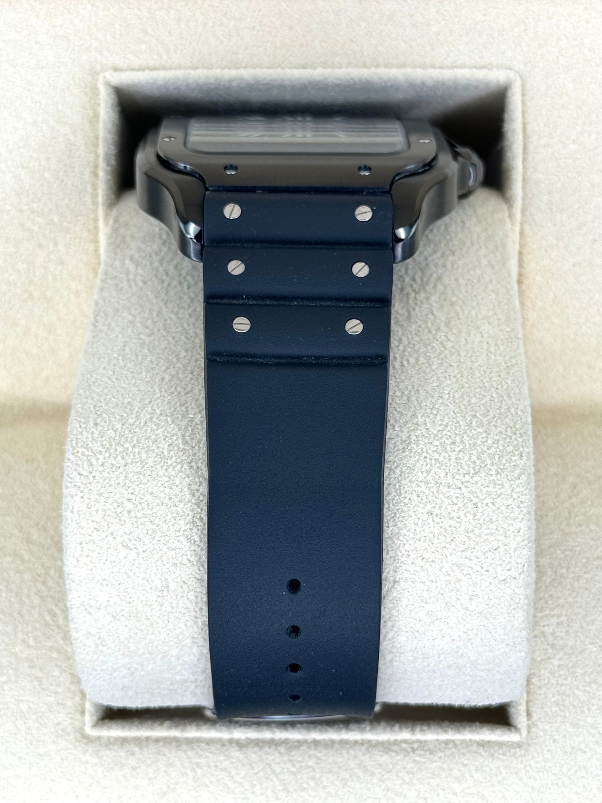 2023 Cartier Santos De Cartier 39.8mm WSSA0039 Steel Black Dial - MyWatchLLC