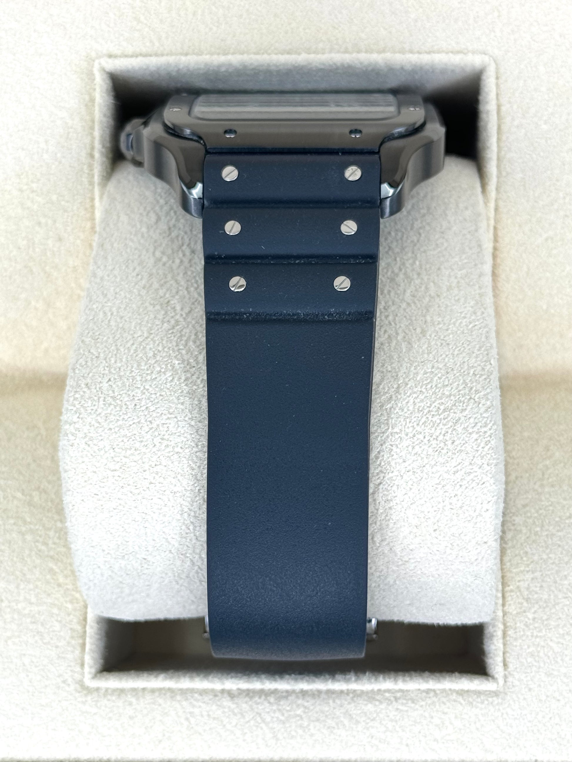 2023 Cartier Santos De Cartier 39.8mm WSSA0039 Steel Black Dial - MyWatchLLC