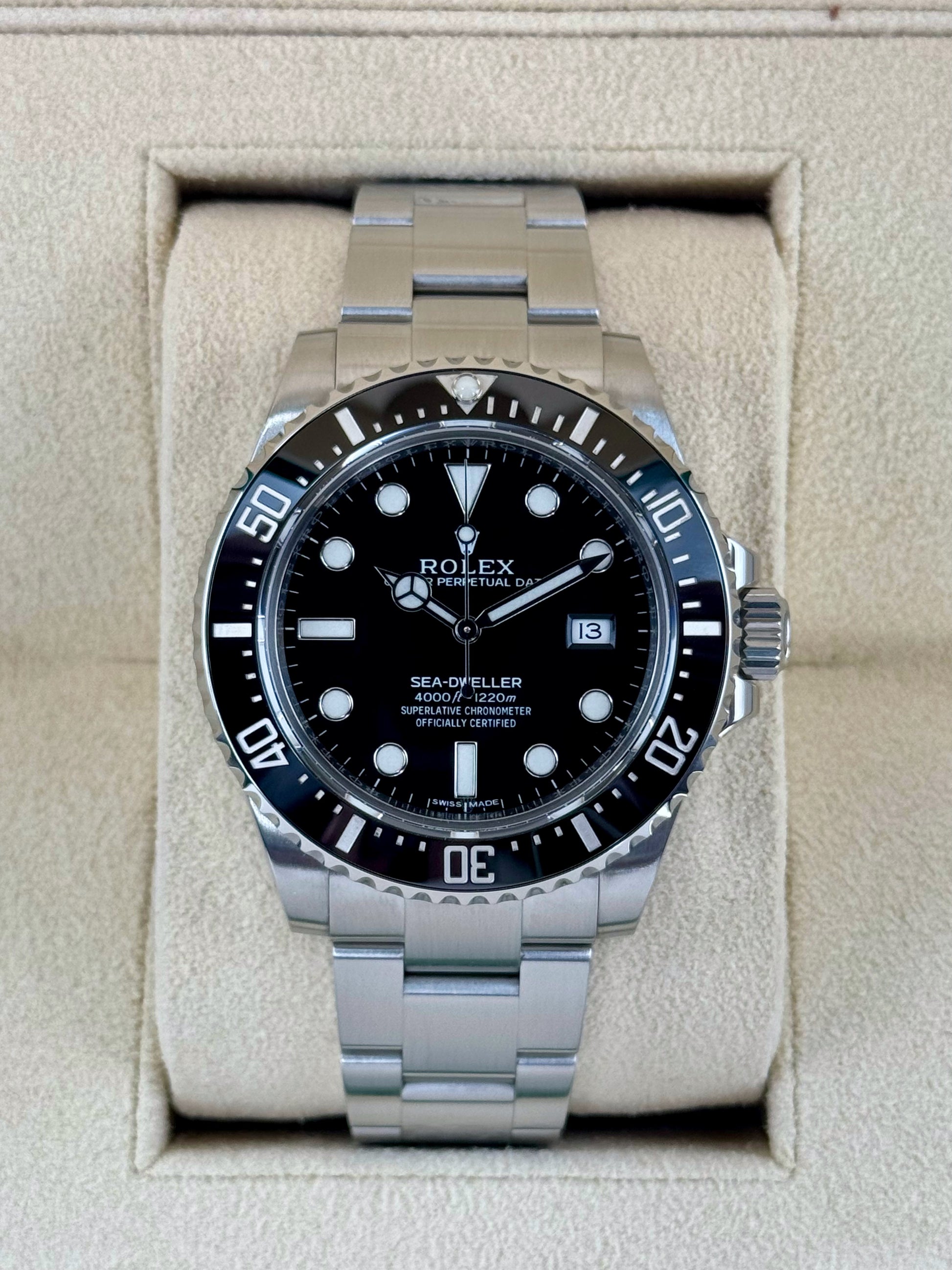 2016 Rolex Sea-Dweller 4000 "SD4K" 40mm 116600 Black Dial - MyWatchLLC
