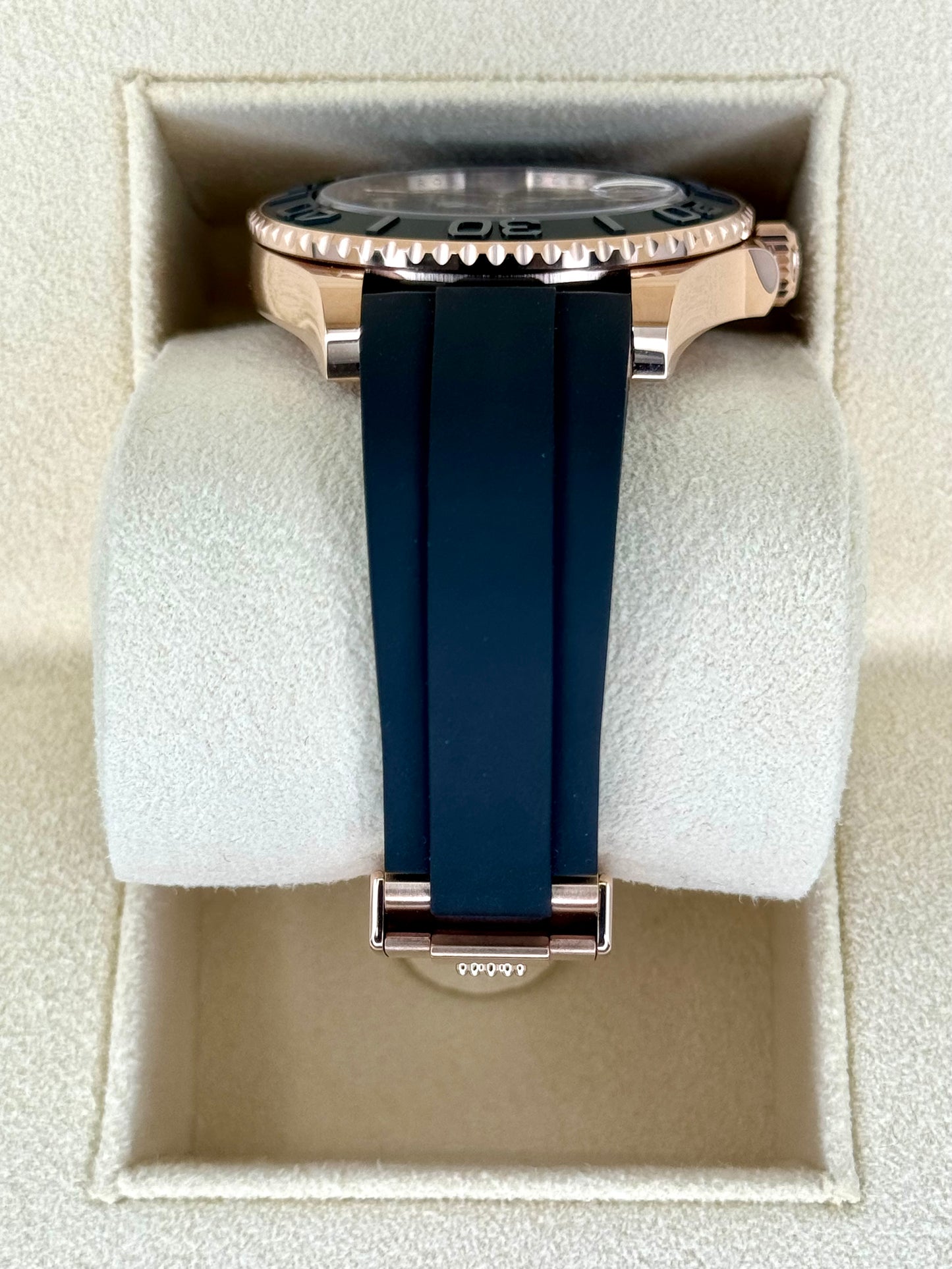 NEW 2023 Rolex Yacht-Master 37mm 268655 Rose Gold Black Dial - MyWatchLLC