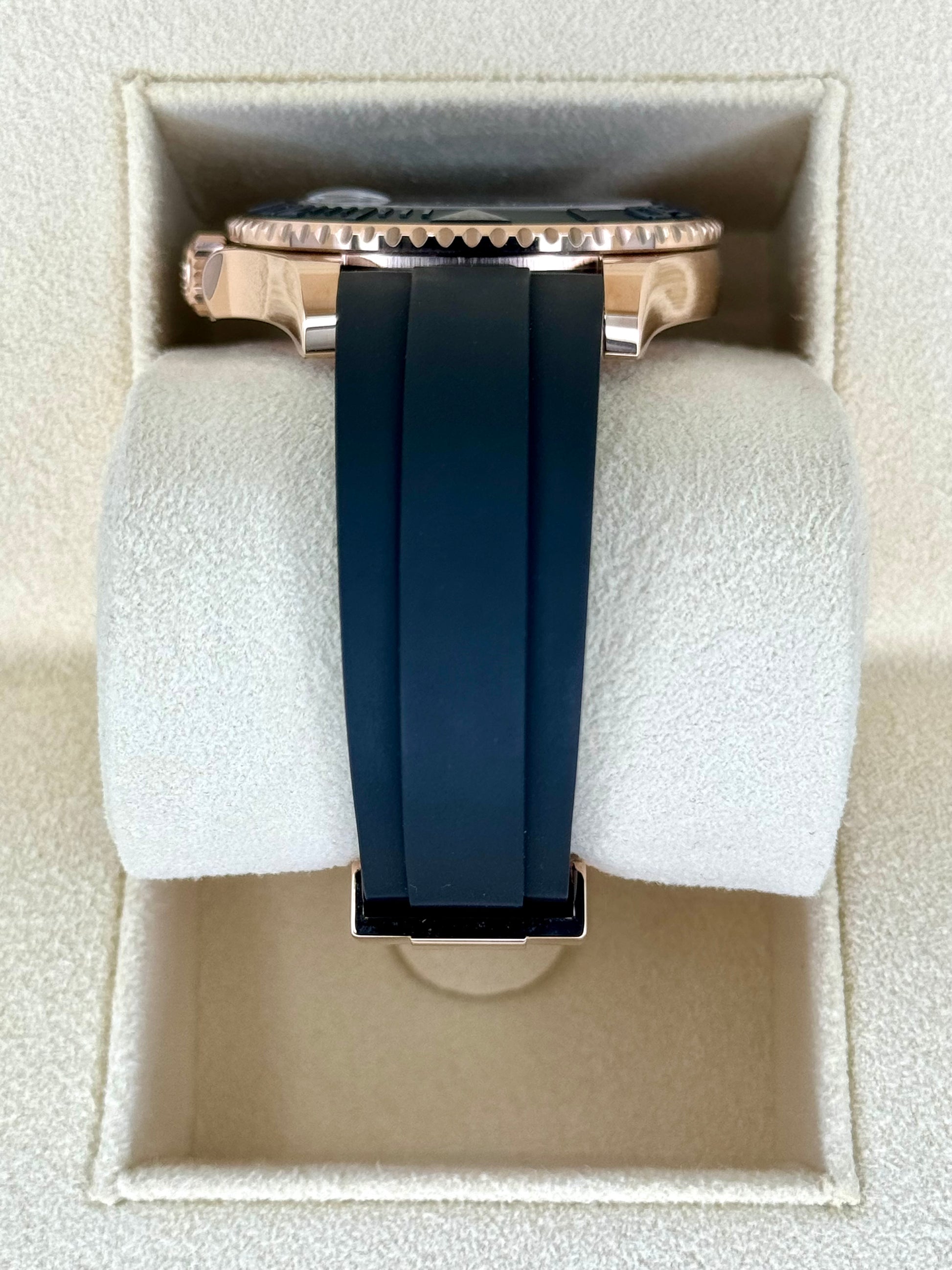 NEW 2023 Rolex Yacht-Master 37mm 268655 Rose Gold Black Dial - MyWatchLLC