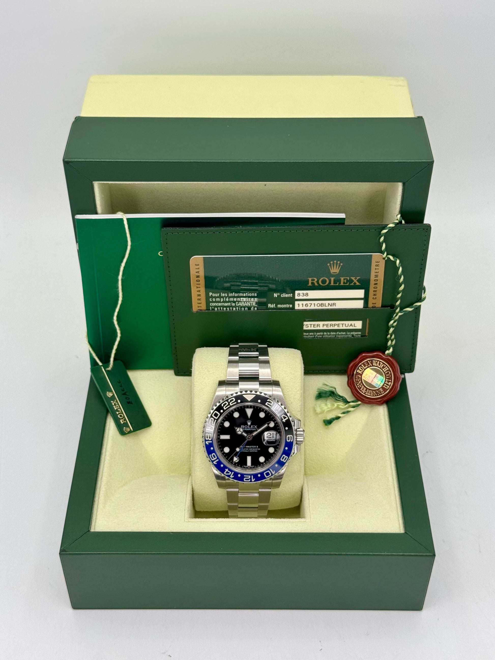 2014 Rolex GMT-Master II “Batman” 40mm 116710BLNR Oyster - MyWatchLLC