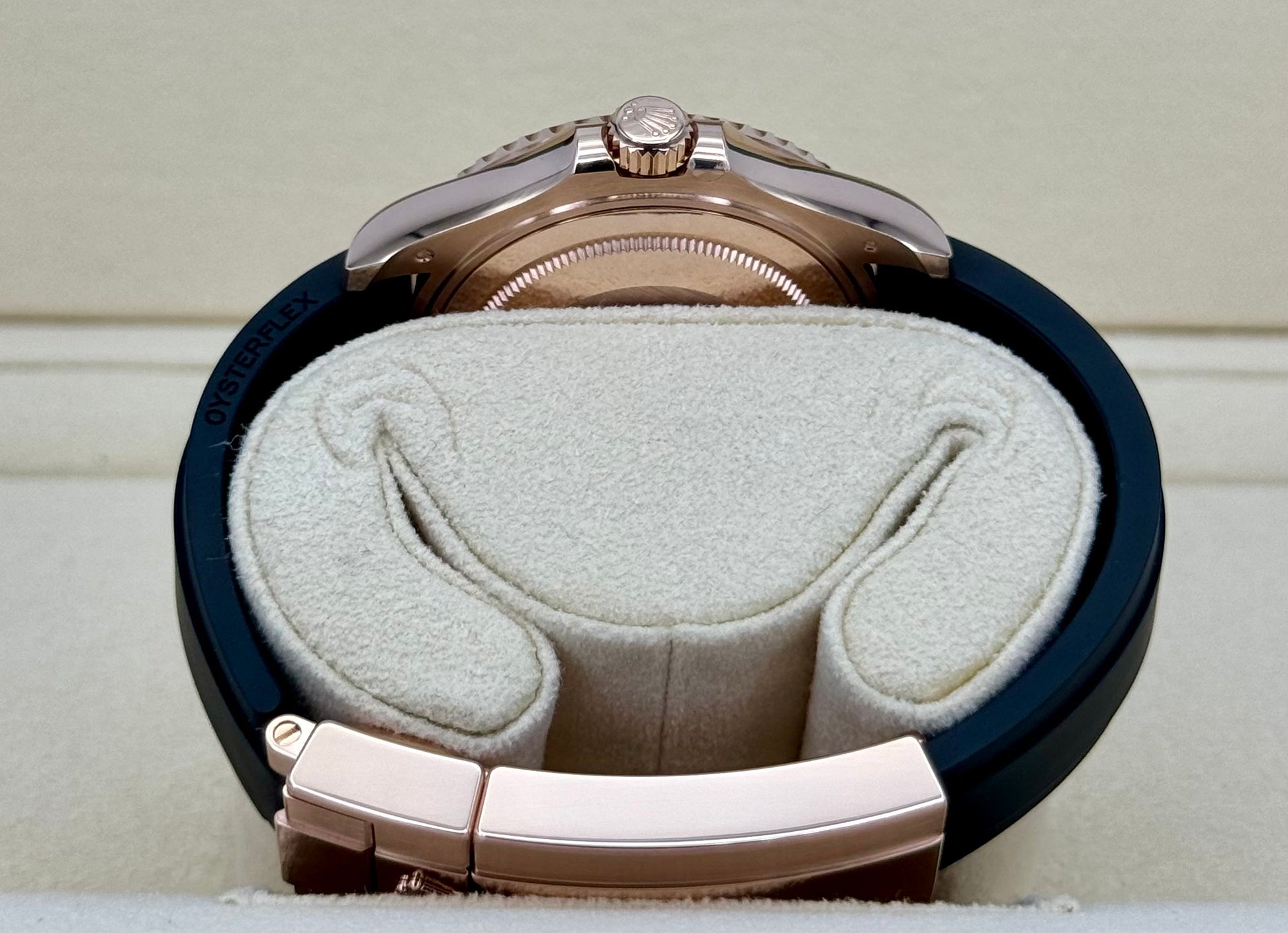 NEW 2023 Rolex Yacht-Master 37mm 268655 Rose Gold Black Dial - MyWatchLLC